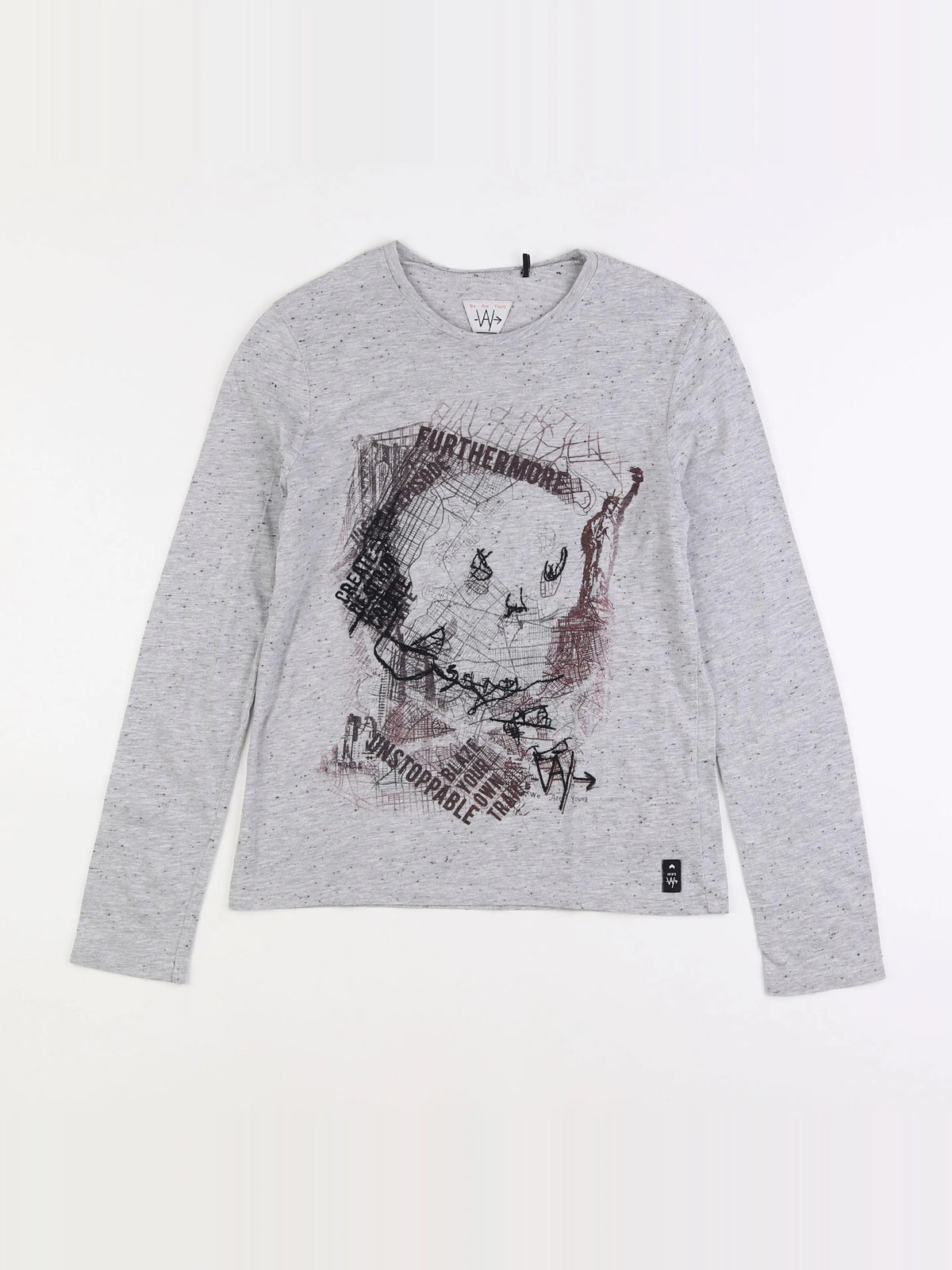IKKS - tee-shirt gris - 12 ans