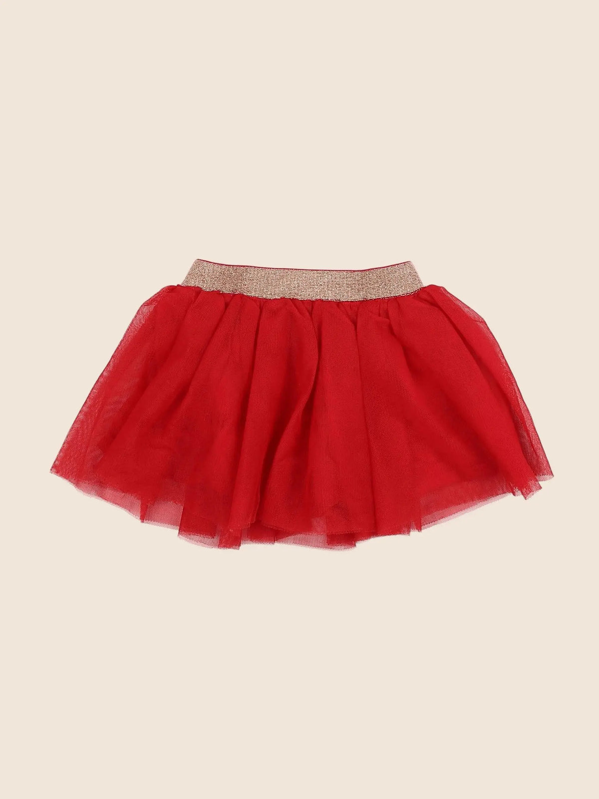 Vertbaudet - jupe rouge - 12 mois