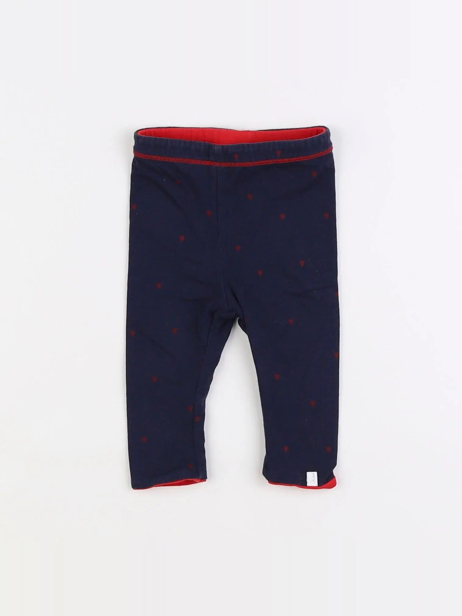 IKKS - legging bleu, rouge - 3 mois