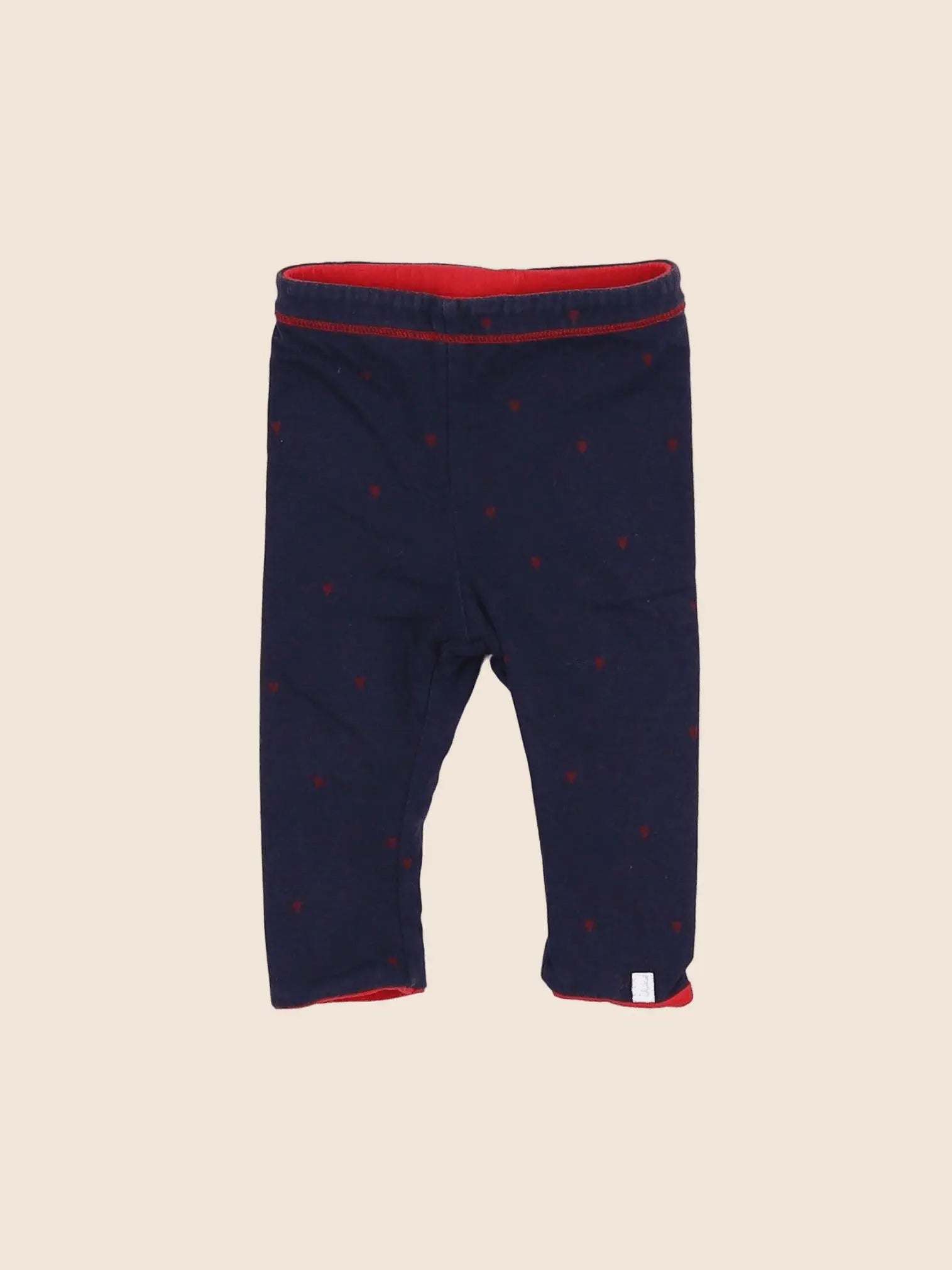 IKKS - legging bleu, rouge - 3 mois