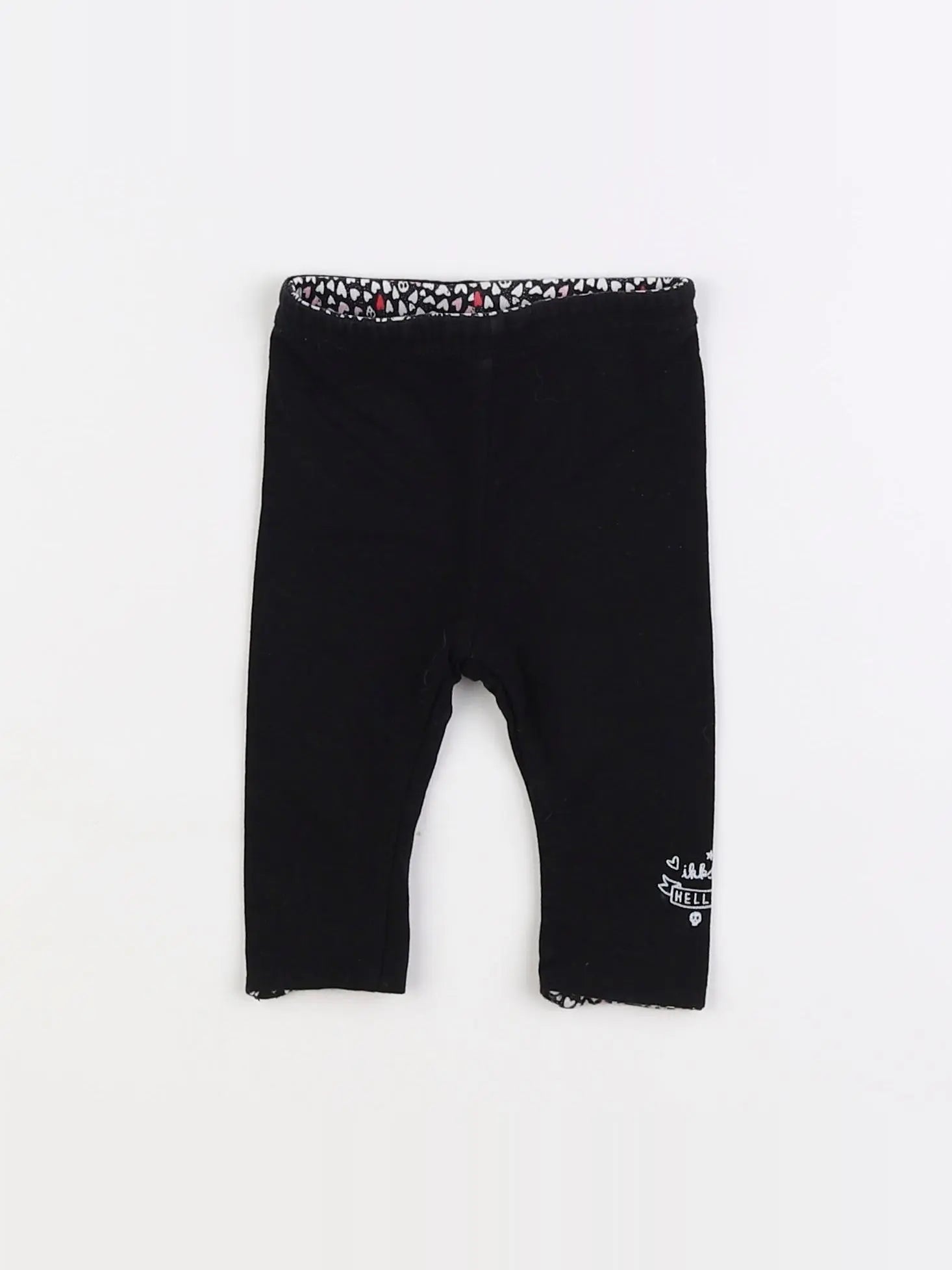 IKKS - legging noir - 3 mois