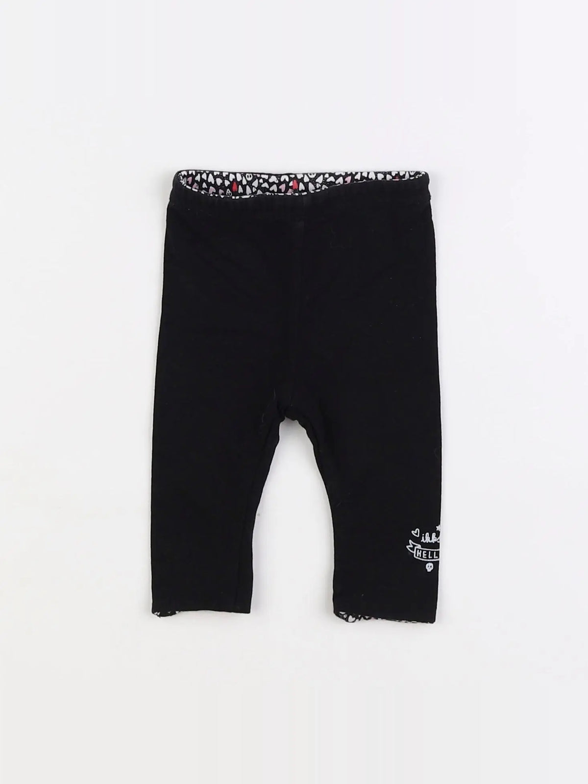 IKKS - legging noir - 3 mois