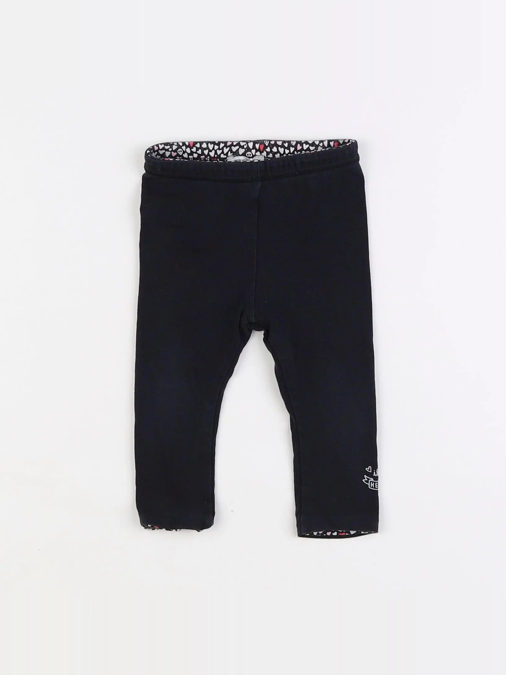 IKKS - legging noir - 6 mois
