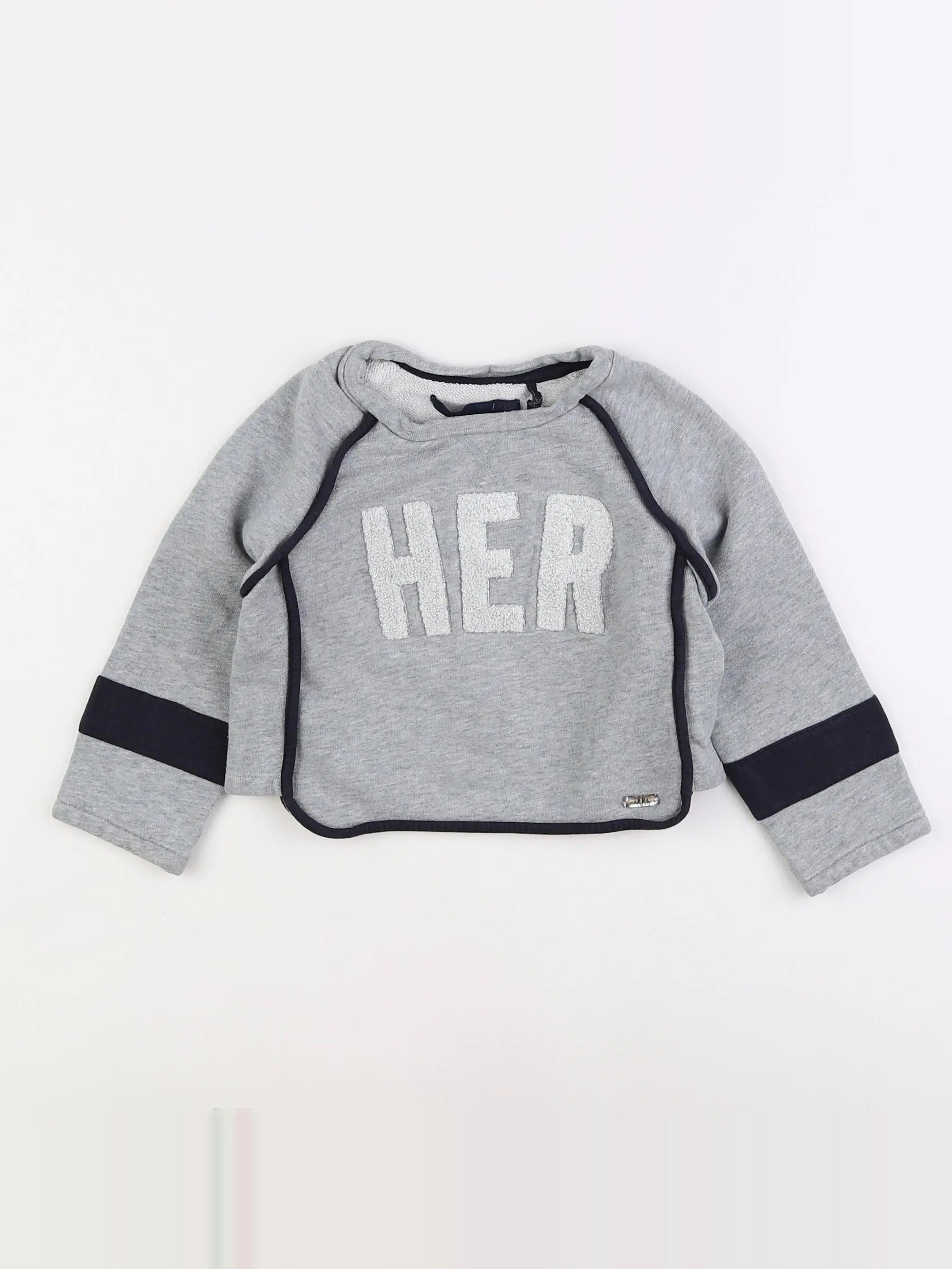 IKKS - sweat gris - 5 ans
