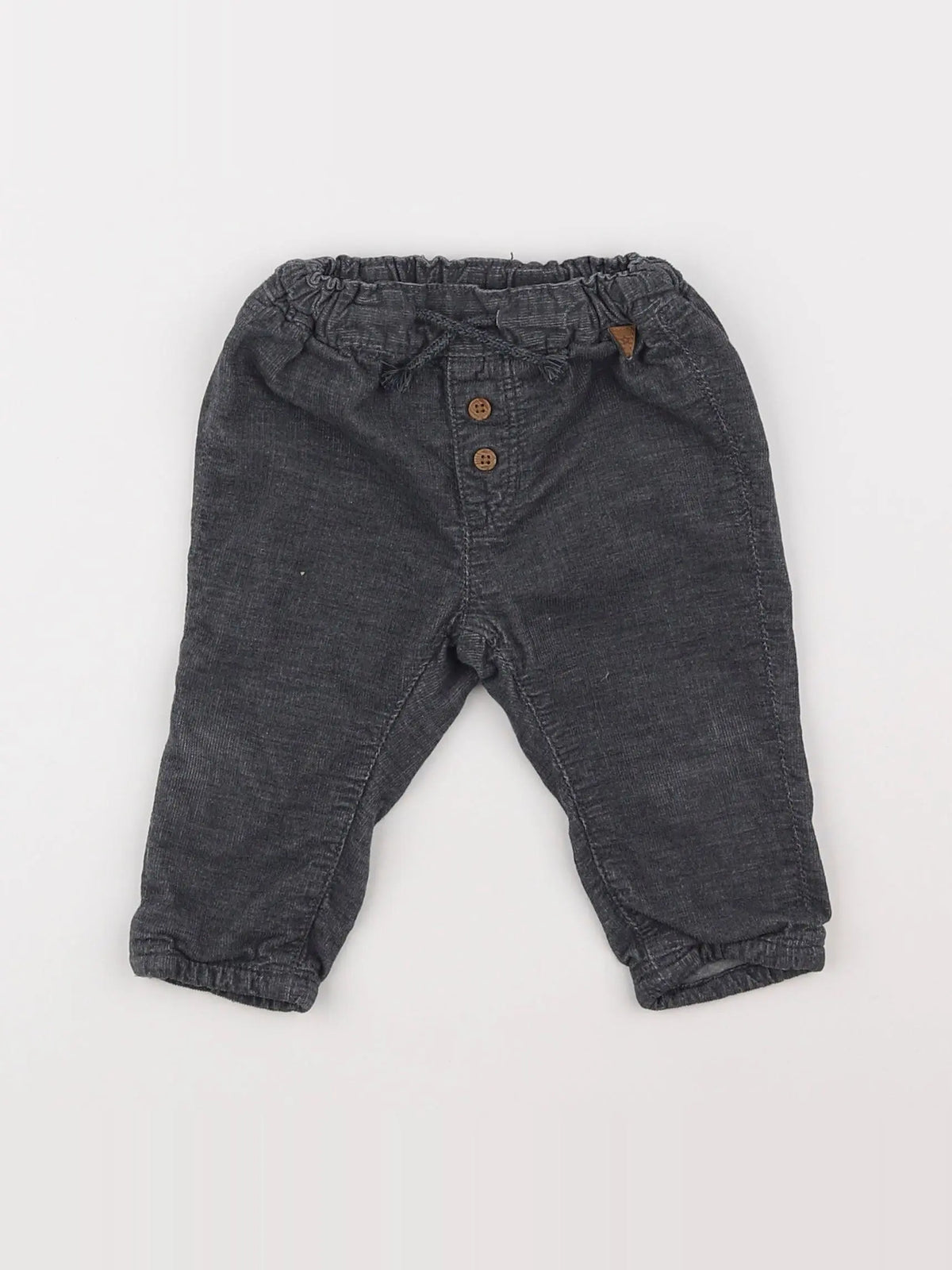 H&M - pantalon gris - 6 mois