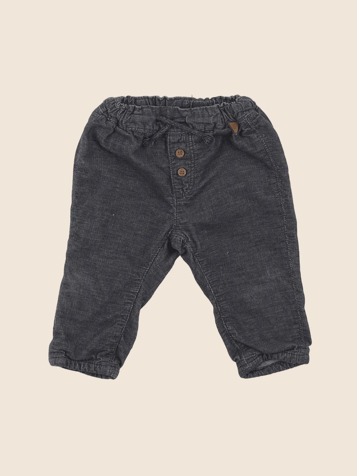 H&M - pantalon gris - 6 mois