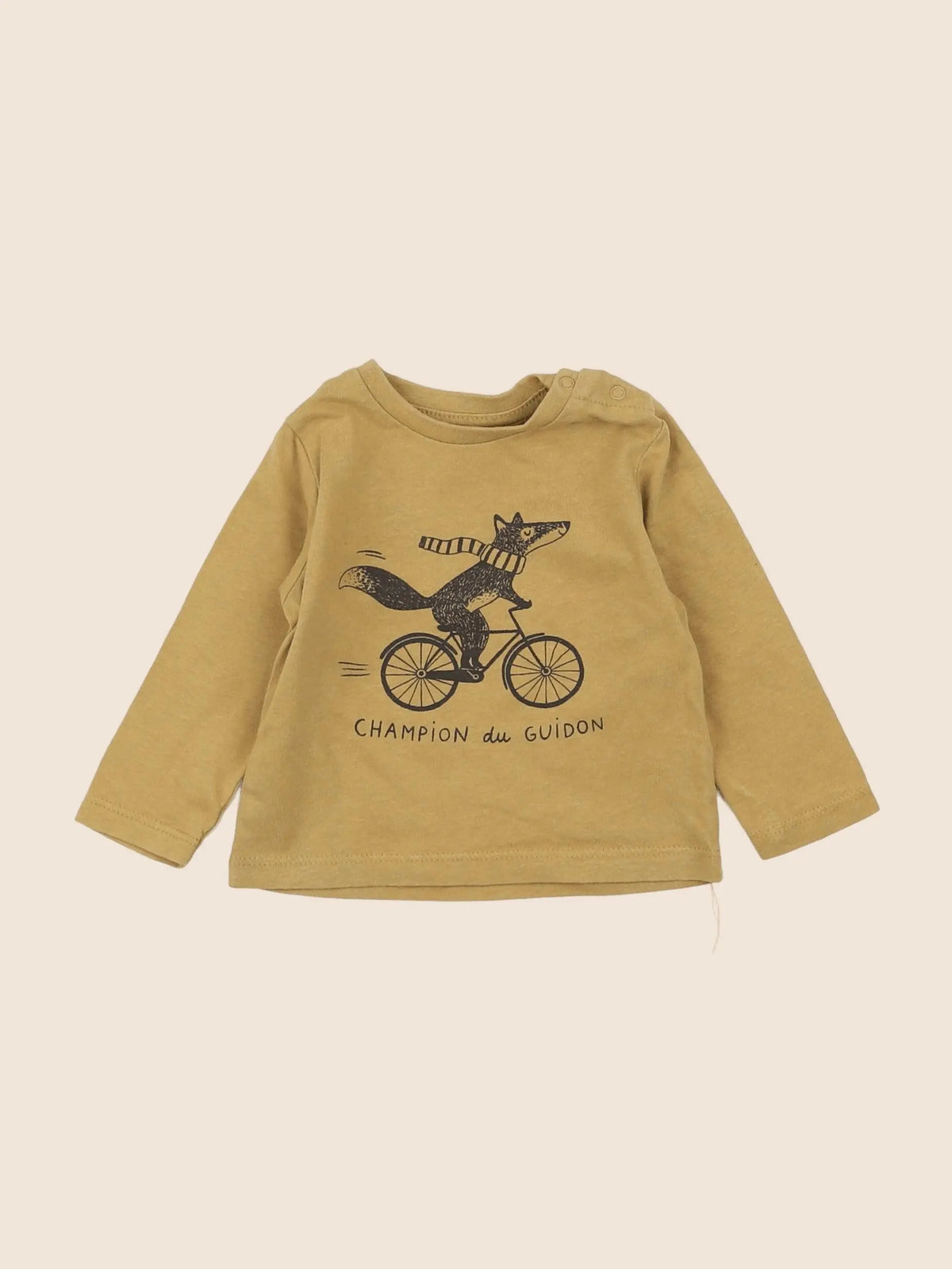 Vertbaudet - tee-shirt jaune - 3 mois