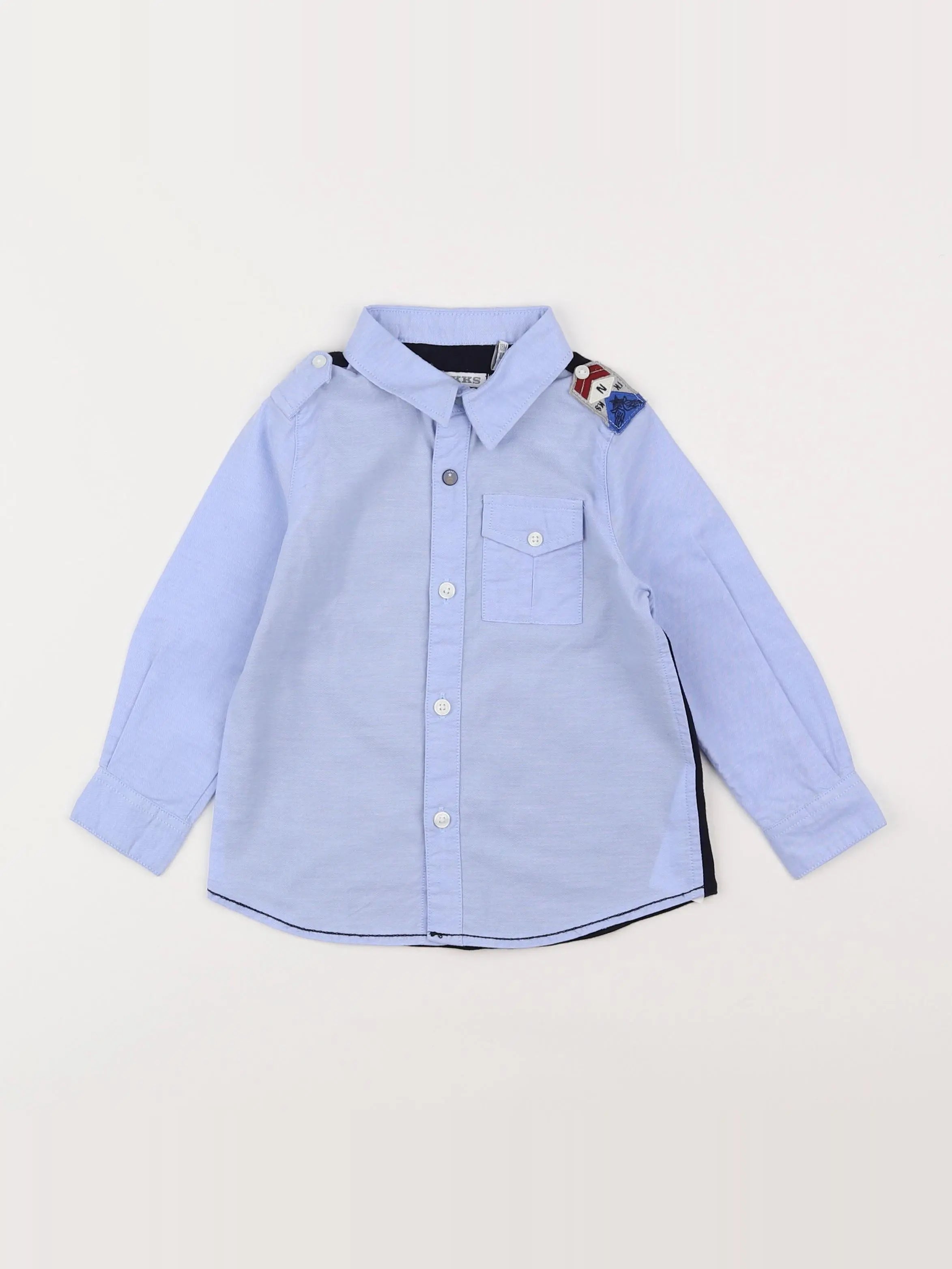 IKKS - chemise bleu - 18 mois