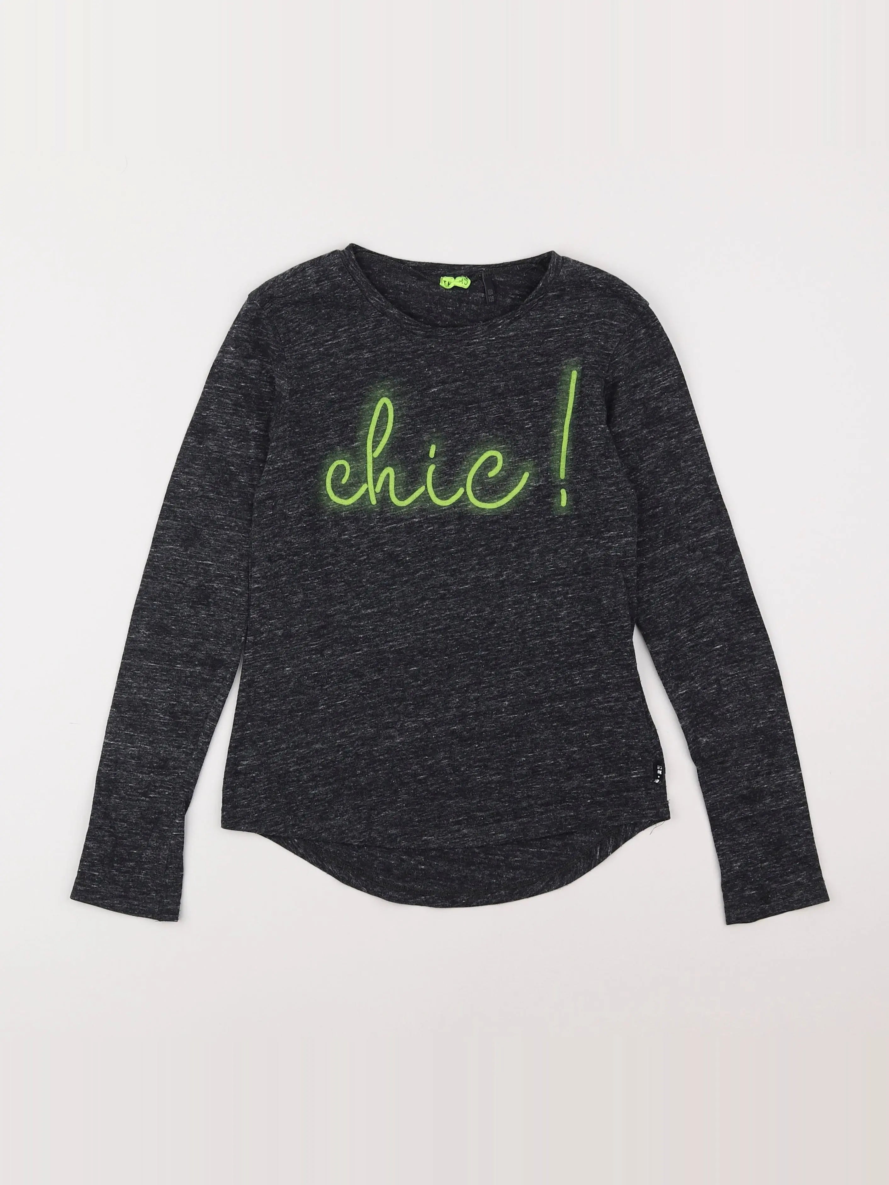 IKKS - tee-shirt gris - 10 ans