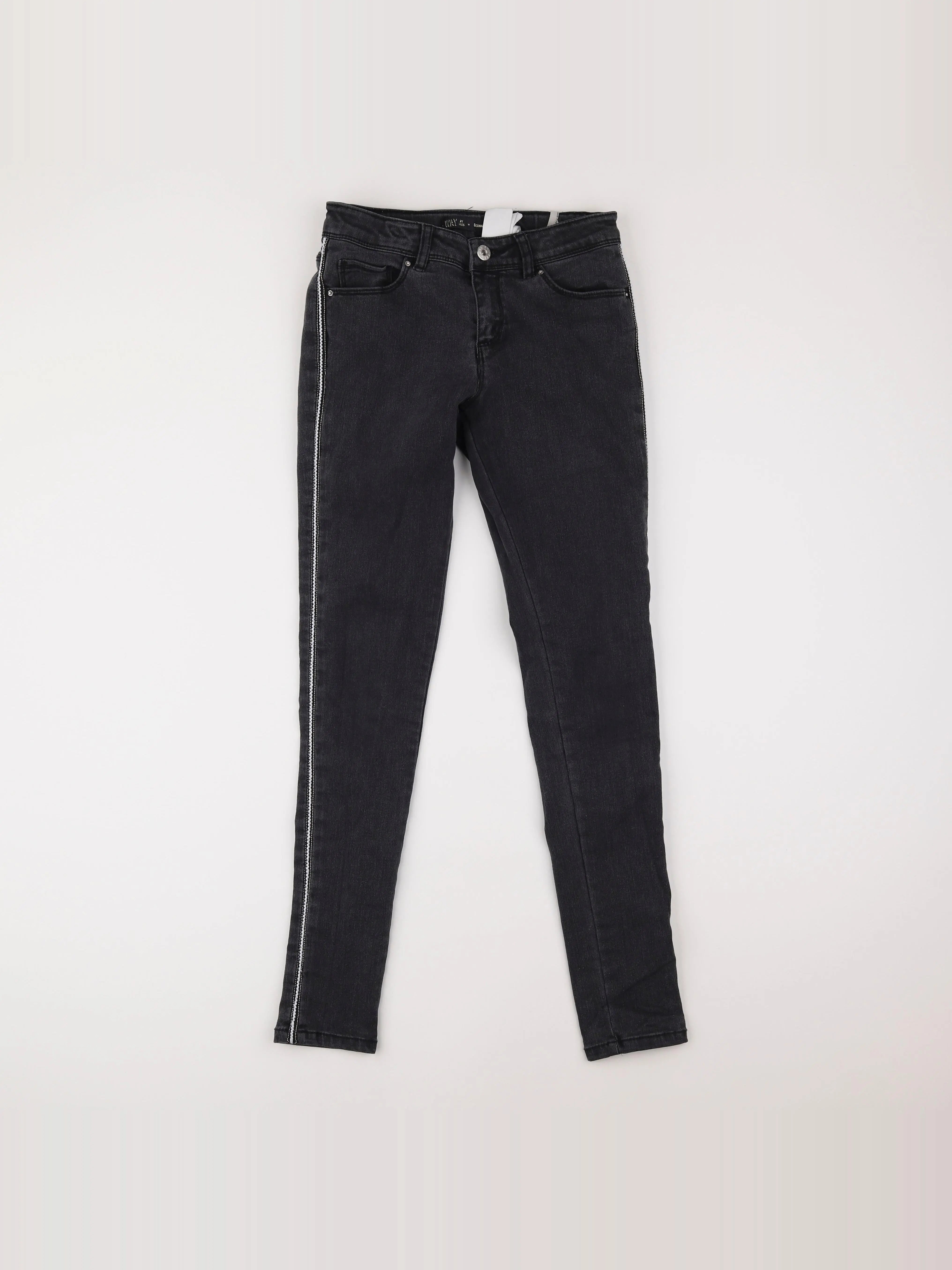 IKKS - jean gris - 14 ans