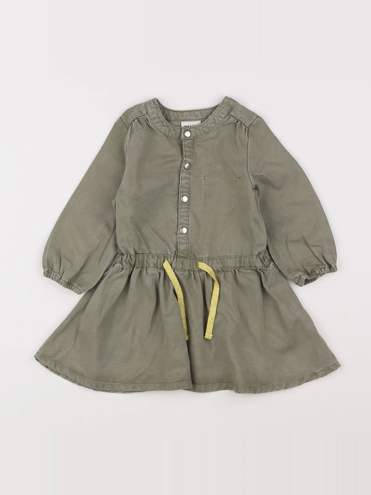 Tape à l'oeil - robe vert - 12 mois