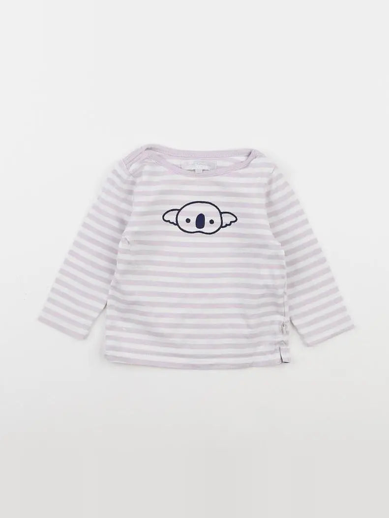 Cadet Rousselle - tee-shirt rose - 12 mois