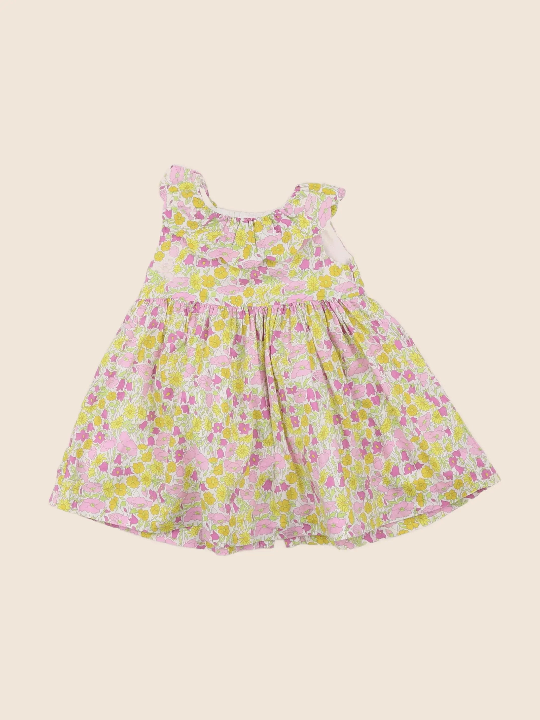 Jacadi - robe liberty multicolore - 6 mois