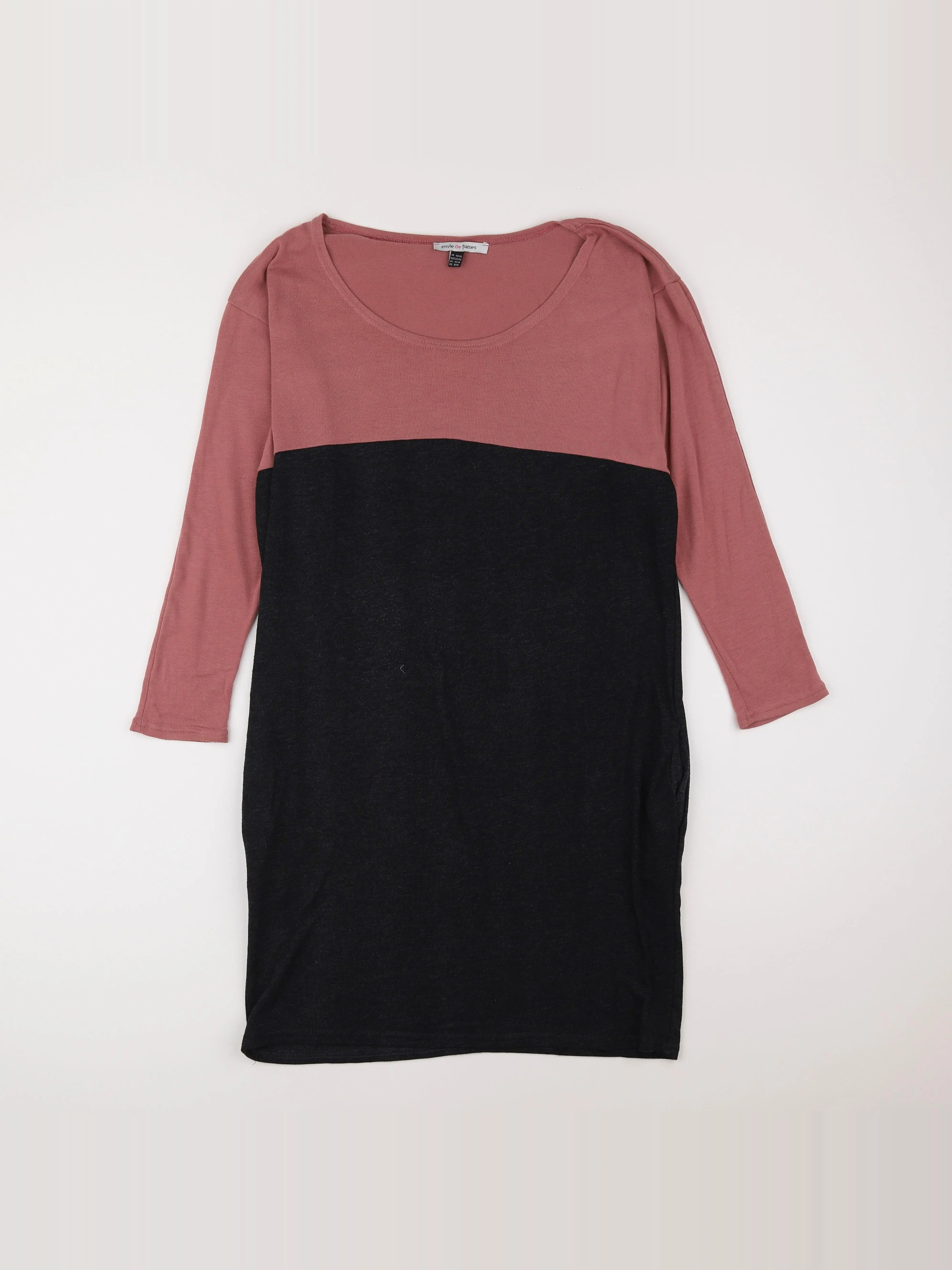Envie de fraise - robe grossesse gris, rose - 40 à 42