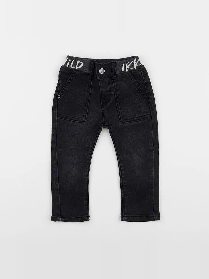 IKKS - jean gris - 18 mois