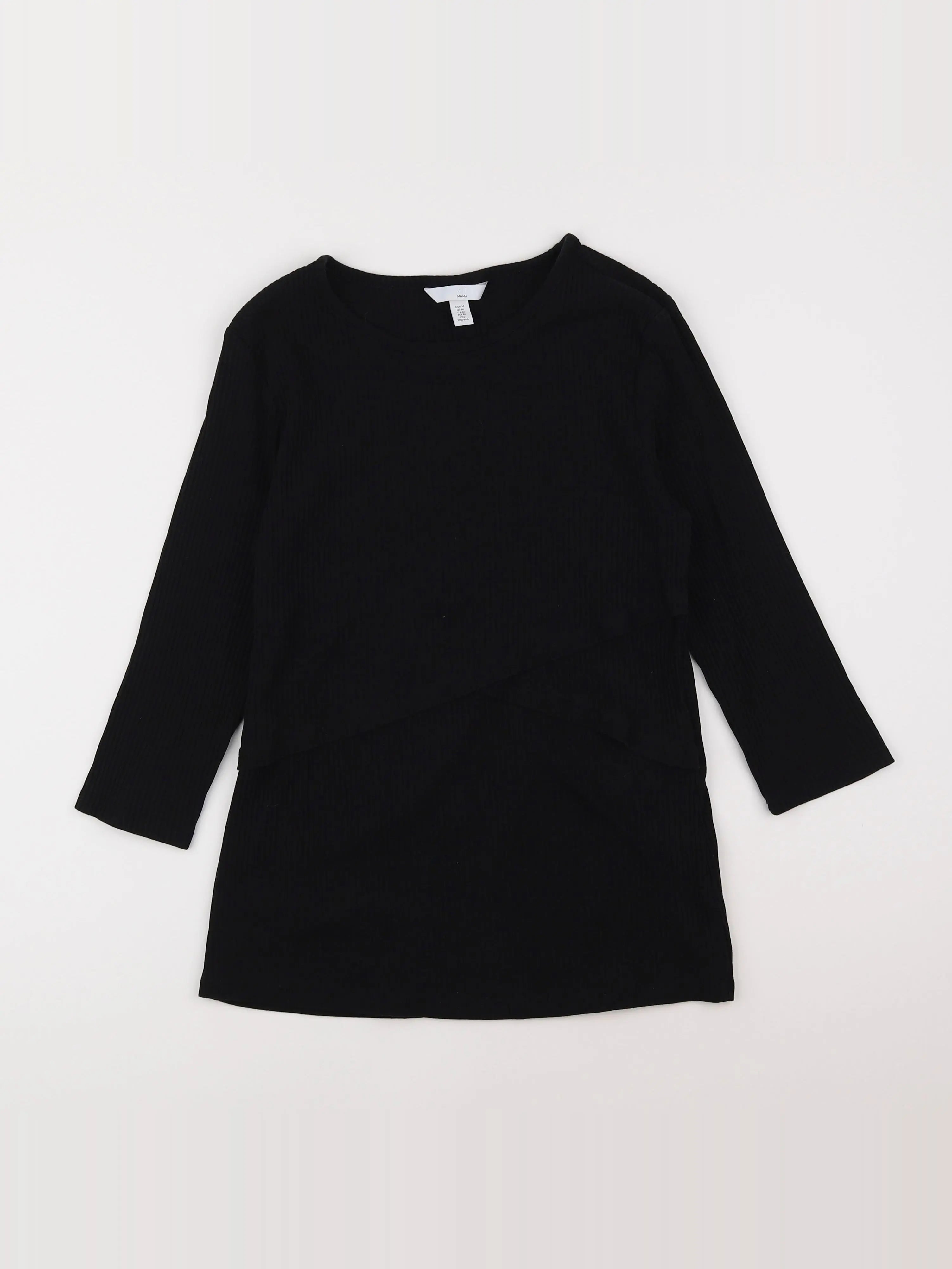 H&M - tee-shirt grossesse noir - 40 à 42