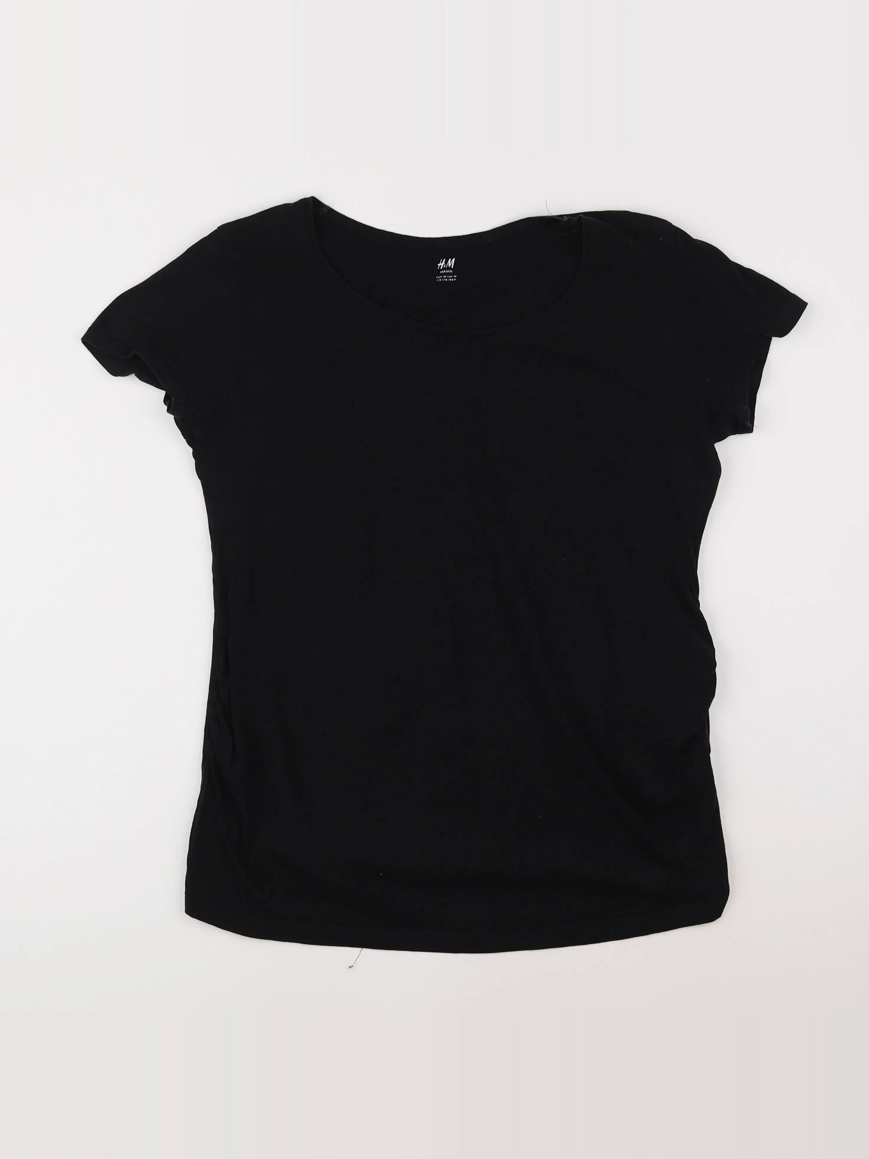 H&M - tee-shirt grossesse noir - 40 à 42
