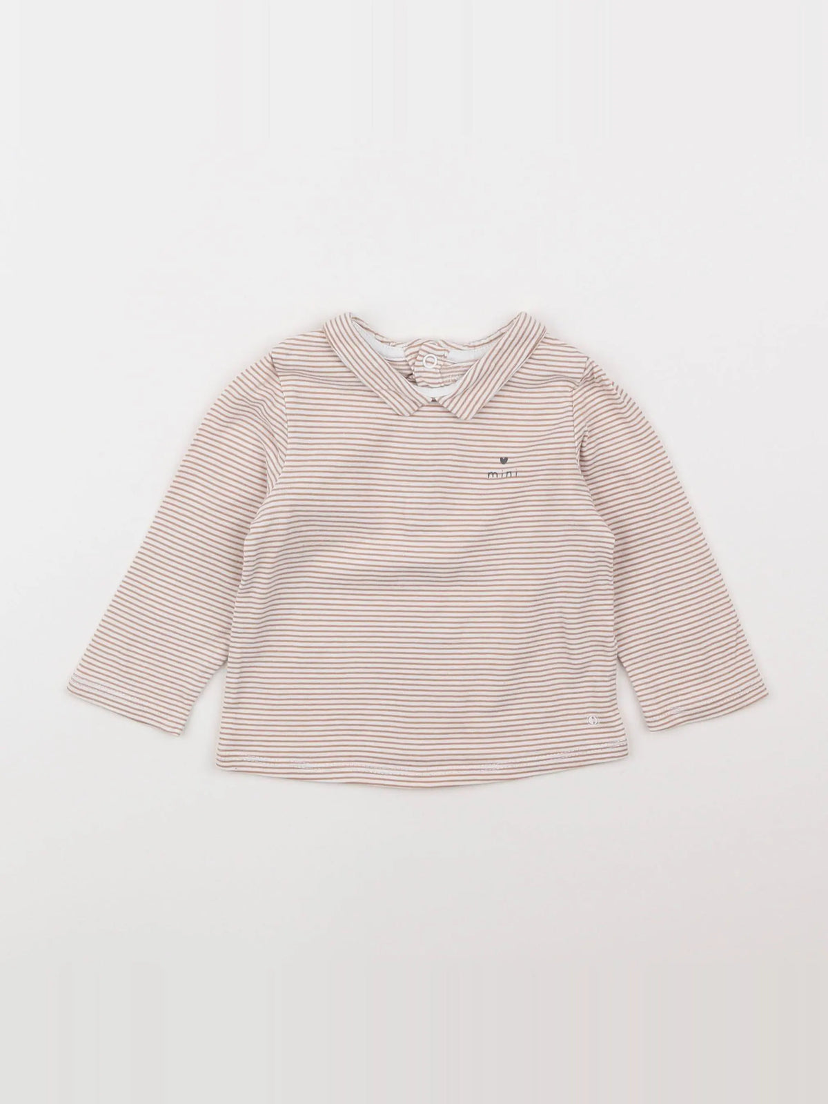 Absorba - polo marron - 9 mois