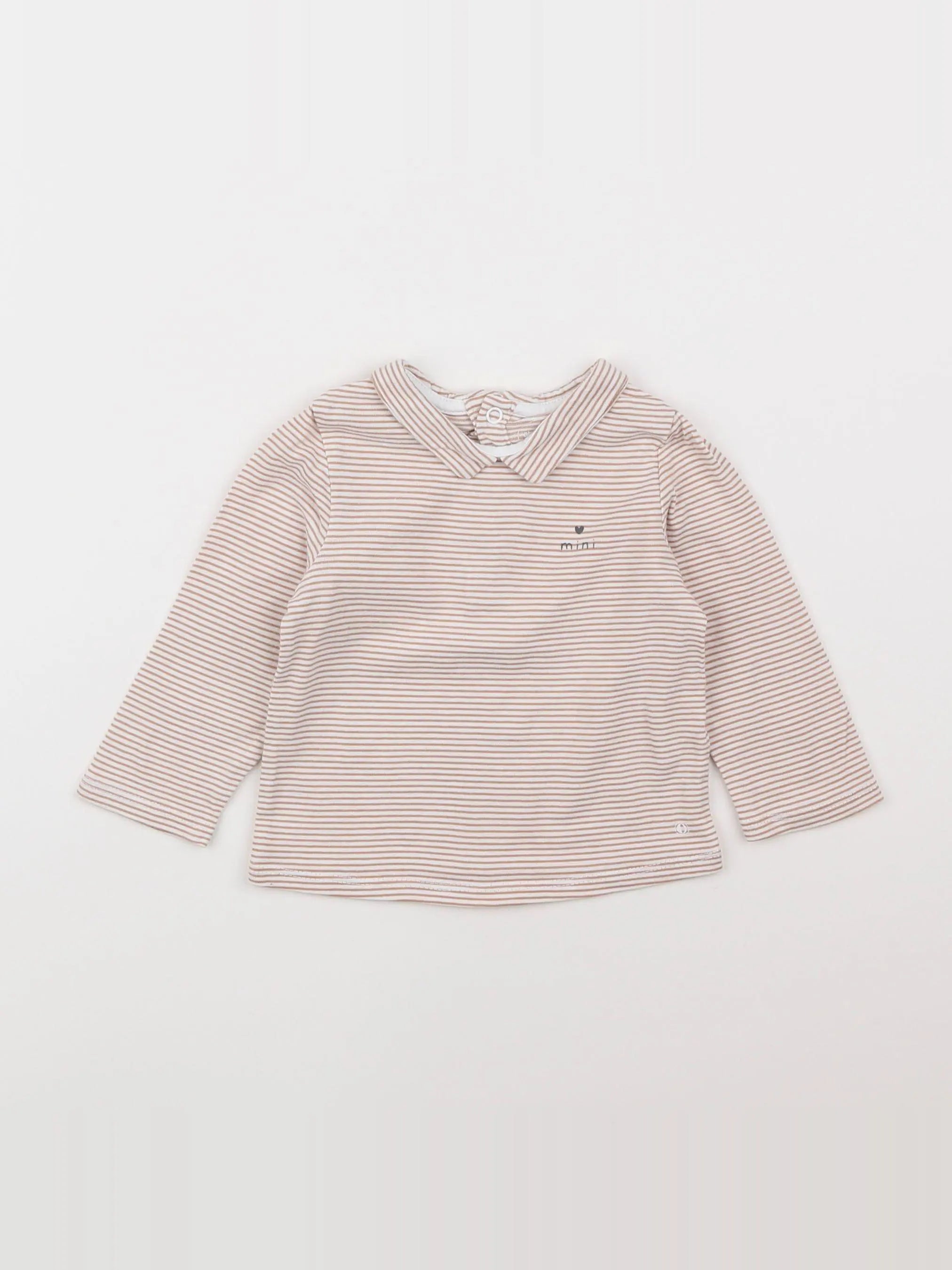 Absorba - polo marron - 9 mois