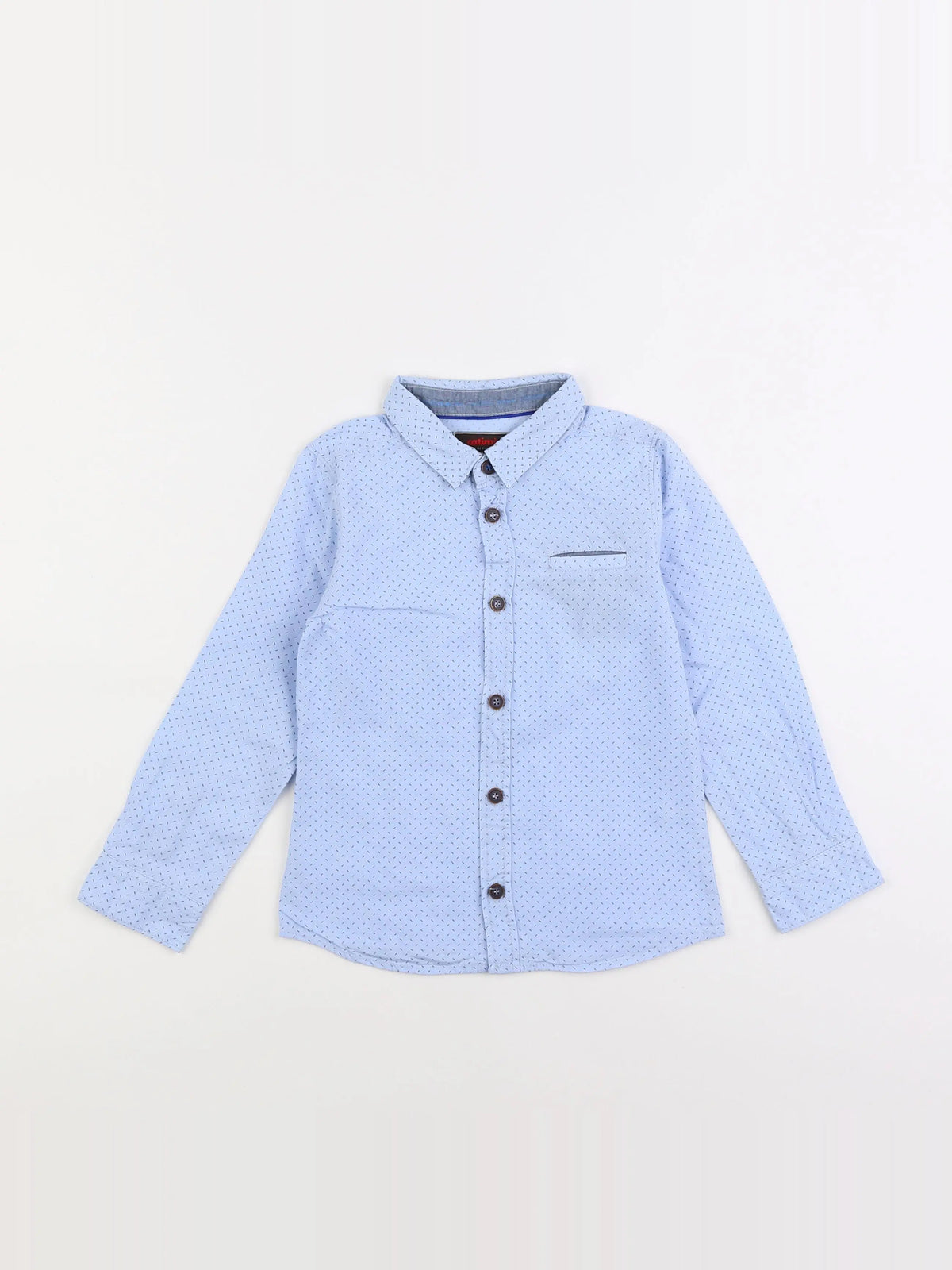 Catimini - chemise bleu - 6 ans
