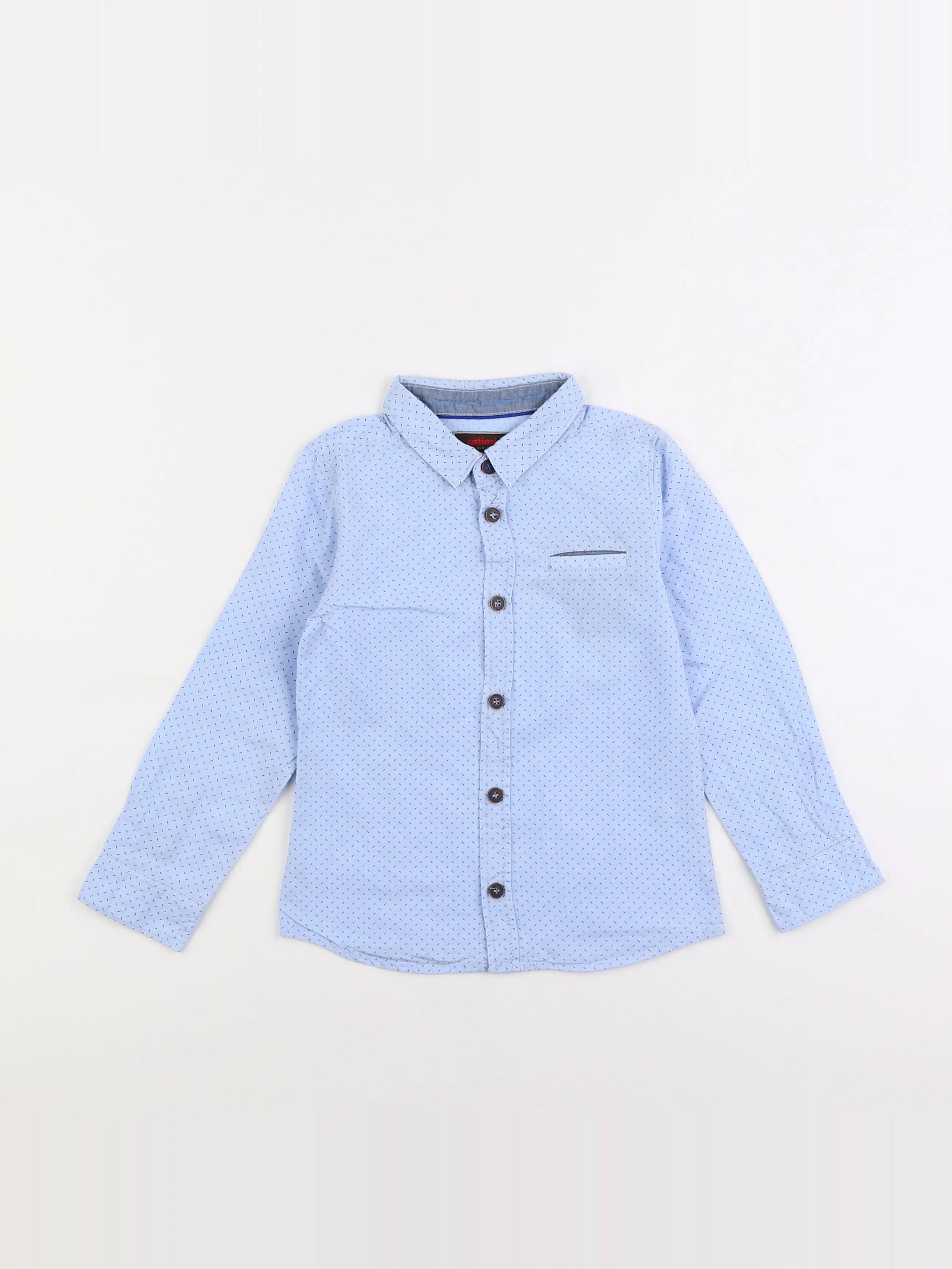 Catimini - chemise bleu - 6 ans