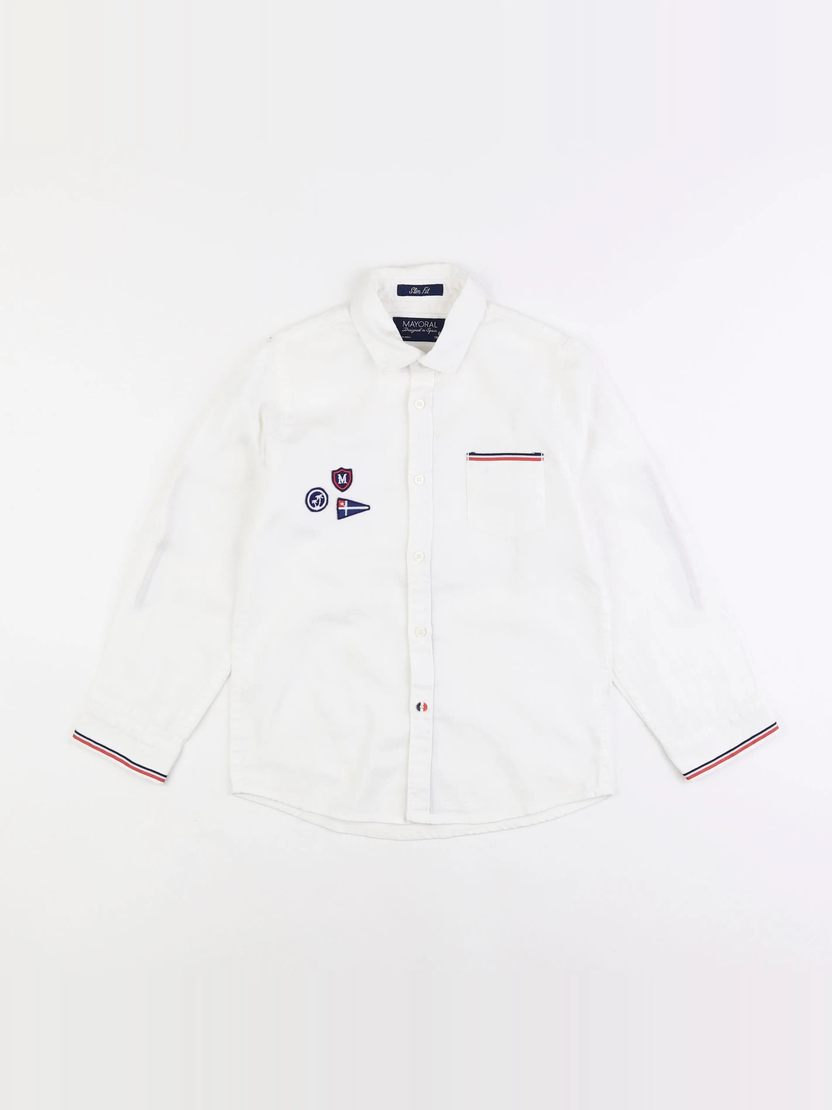 Mayoral - chemise blanc - 6 ans