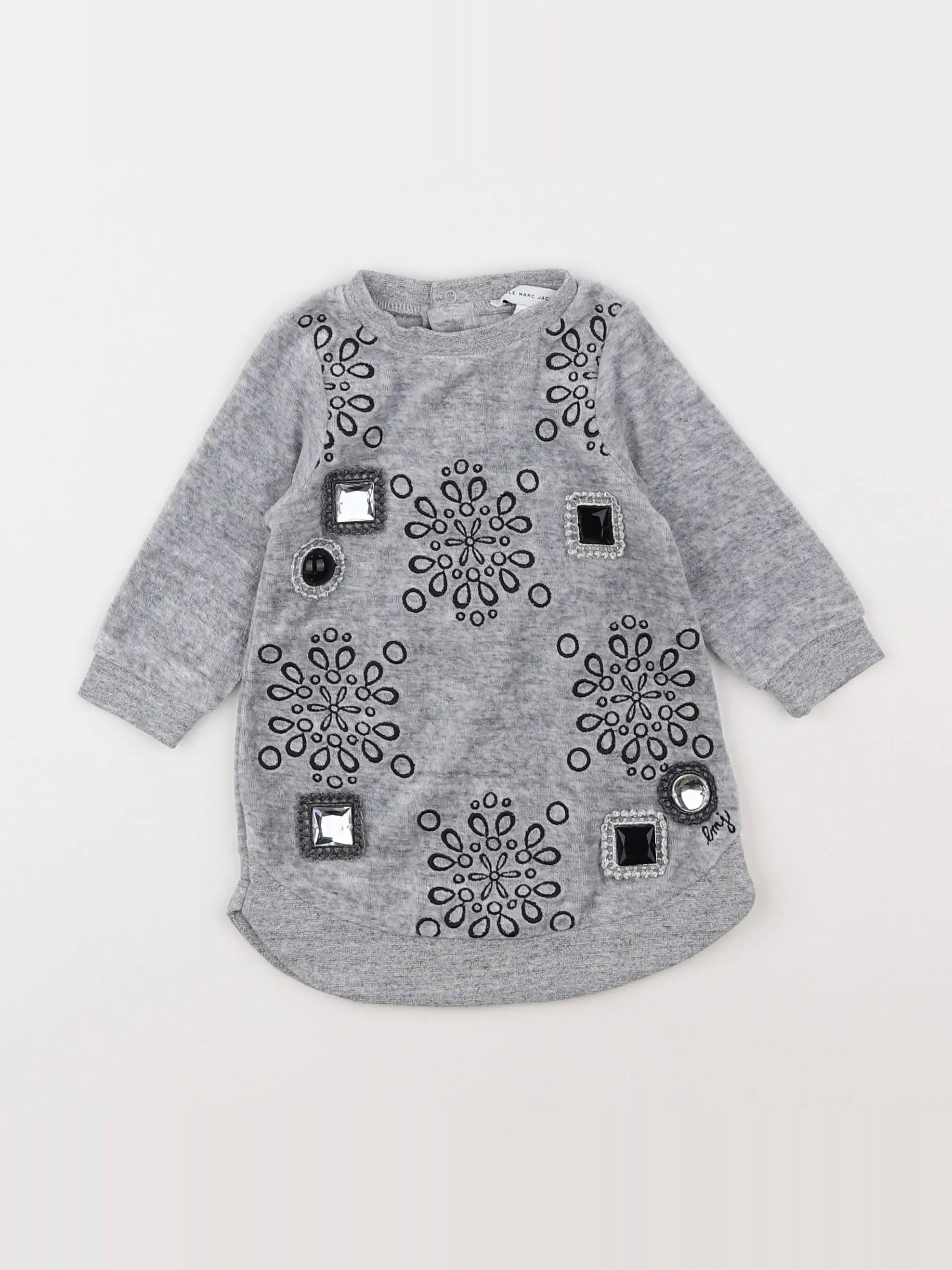 Little marc jacobs - robe gris - 6 mois