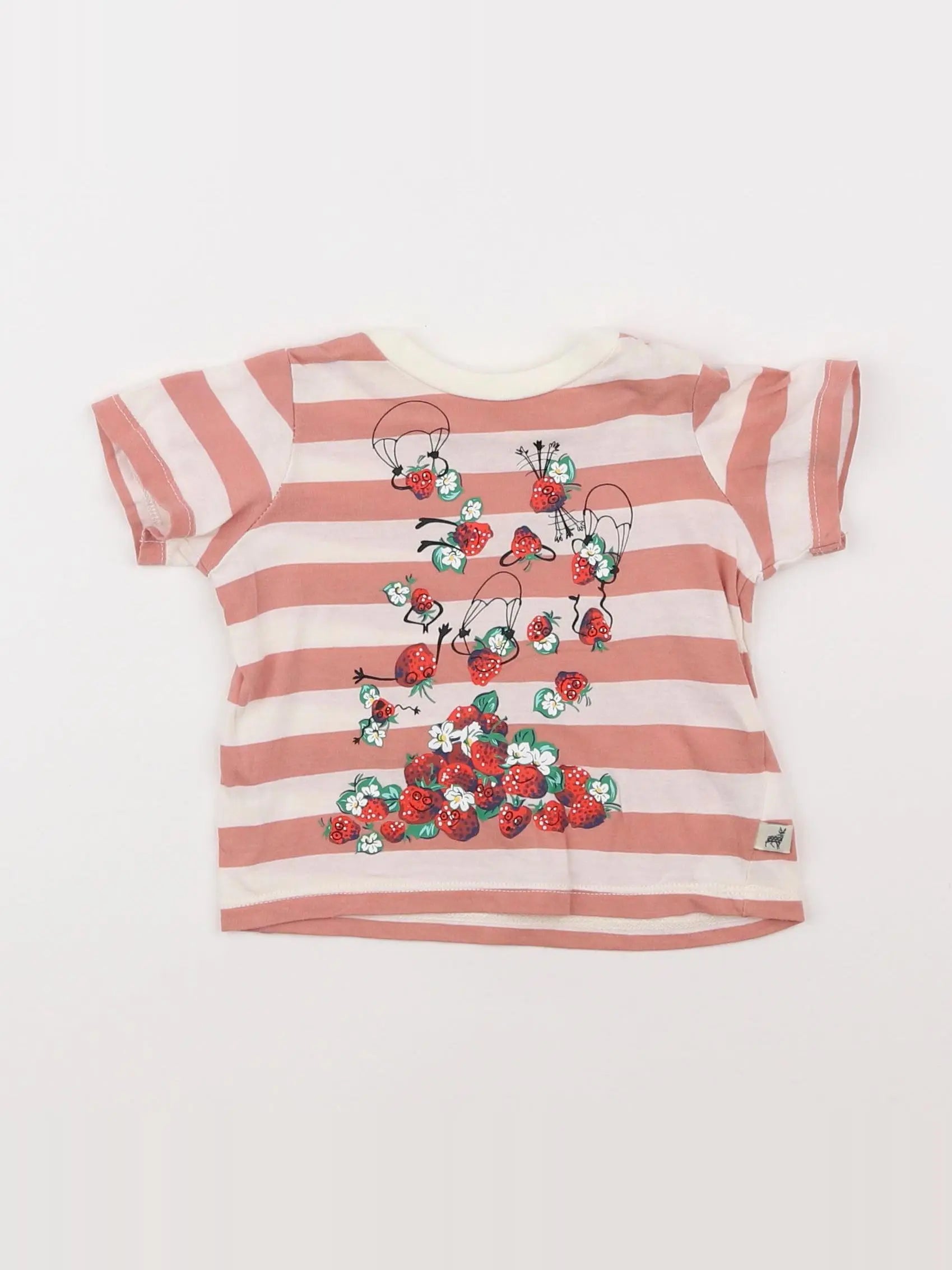 Stella McCartney Kids - tee-shirt rose - 3 mois