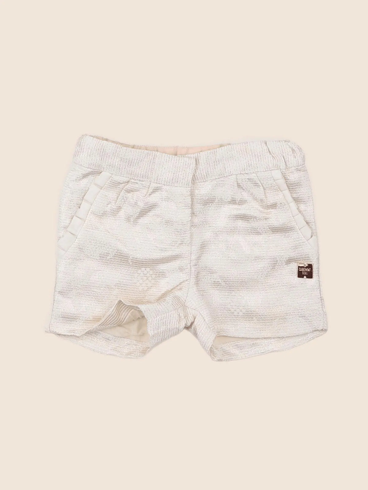 Carrément Beau - short beige - 6 mois