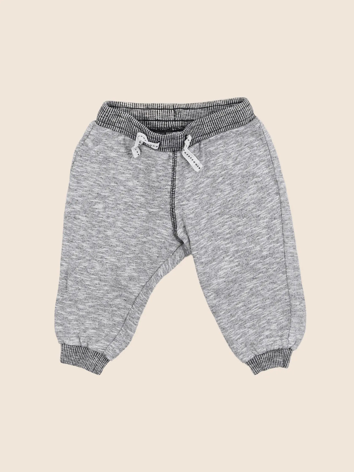 H&M - jogging gris - 6/9 mois