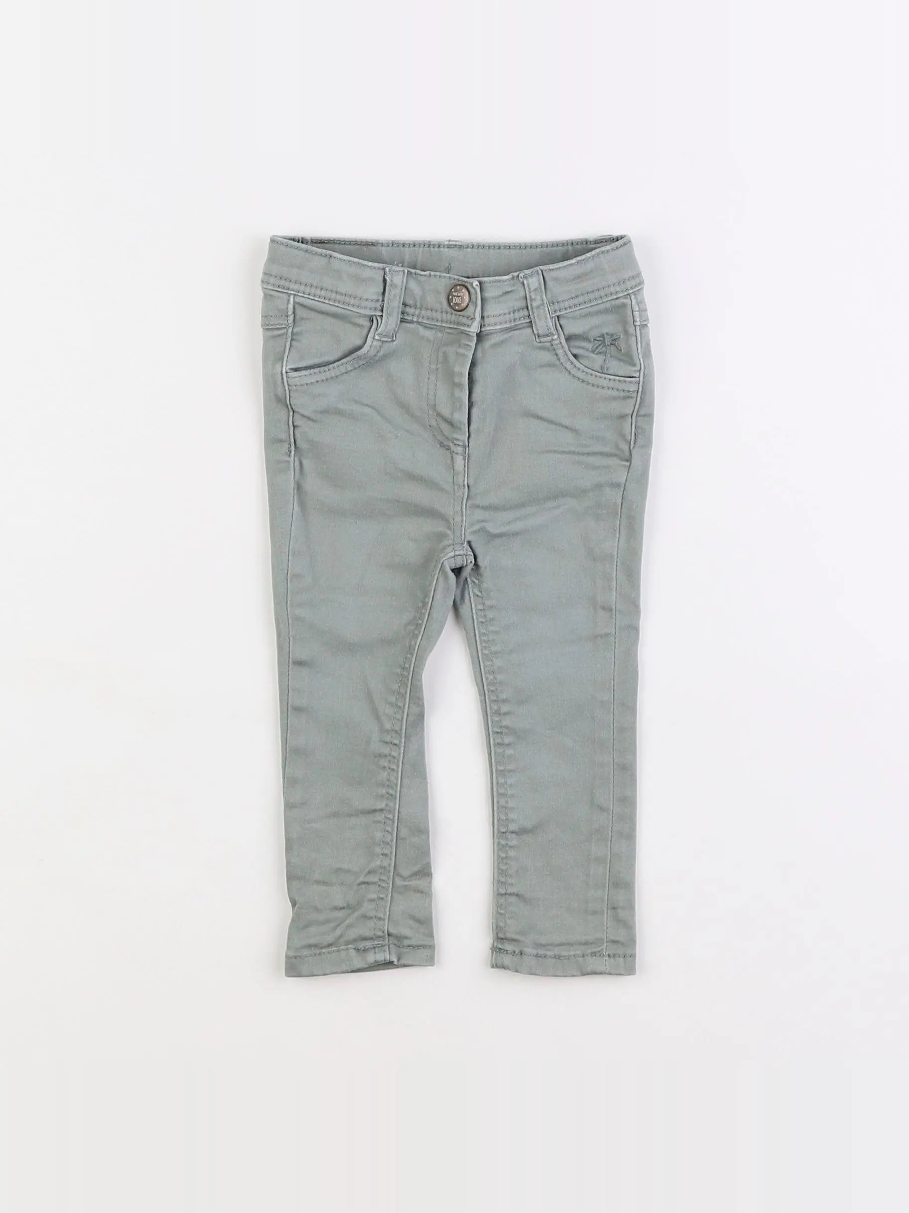 Tape à l'oeil - pantalon bleu - 9 mois