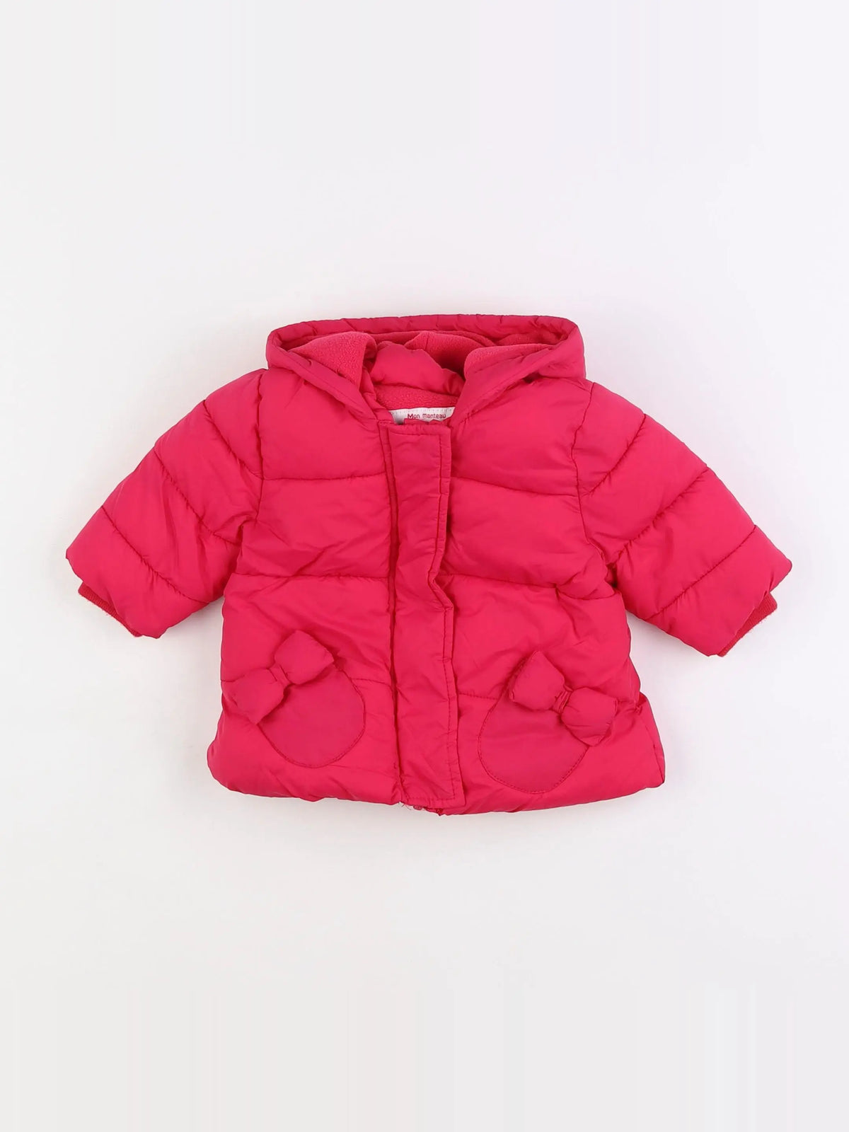 Tape à l'oeil - doudoune rose - 3 mois