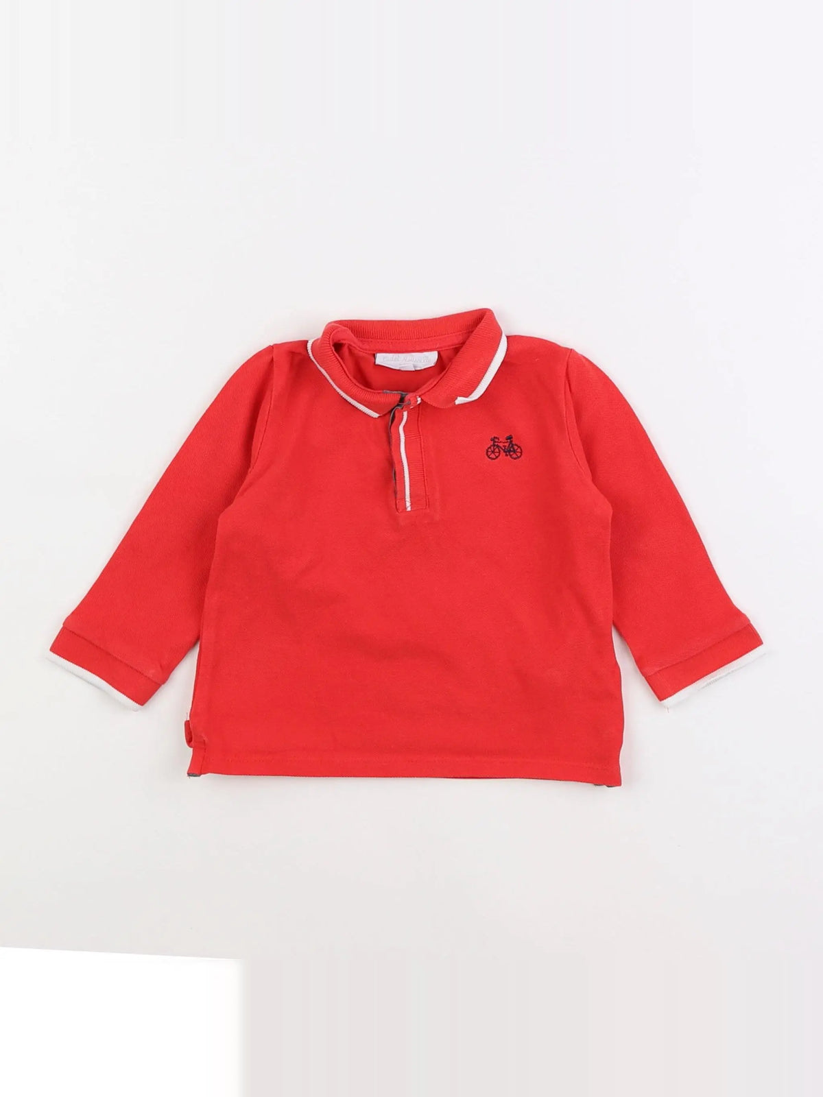 Cadet Rousselle - polo rouge - 12 mois