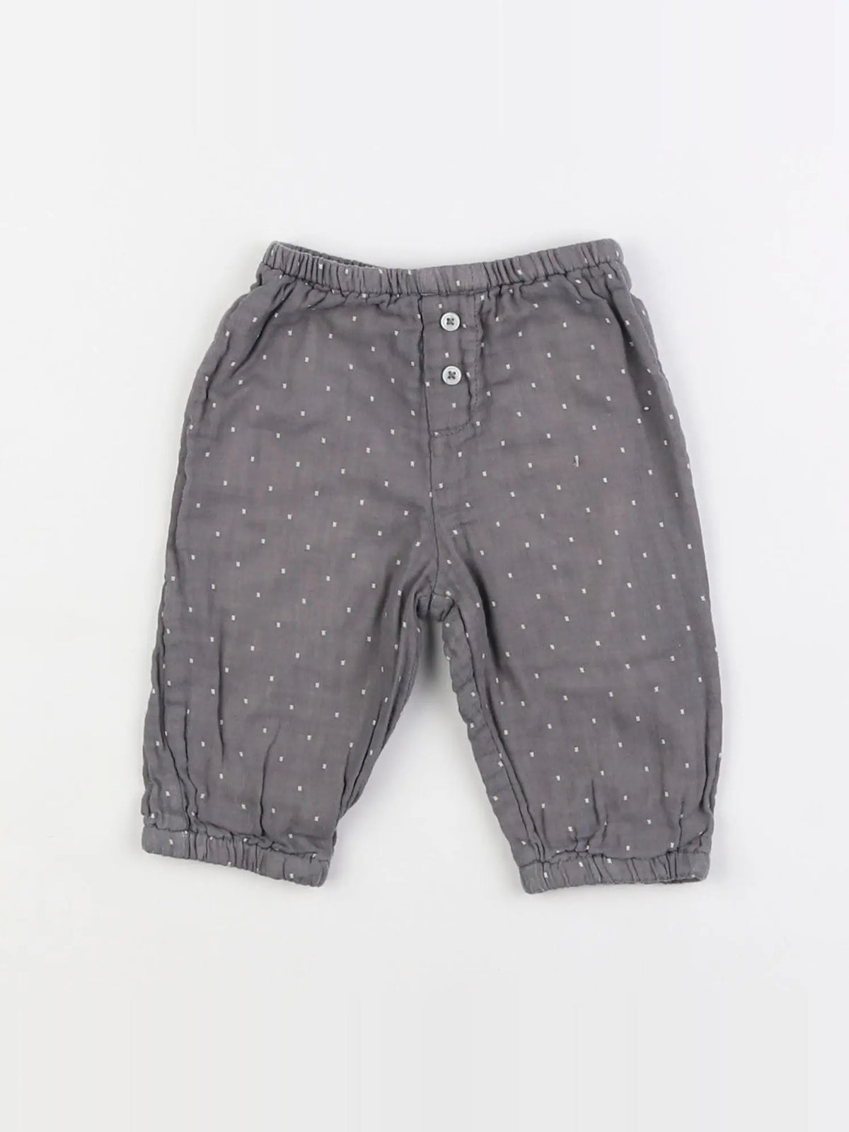 Boutchou - pantalon gris - 3 mois