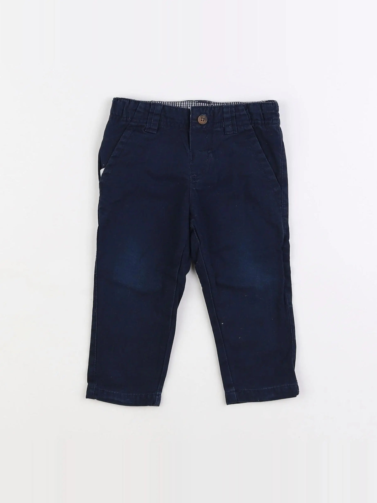 Boutchou - pantalon bleu - 9 mois