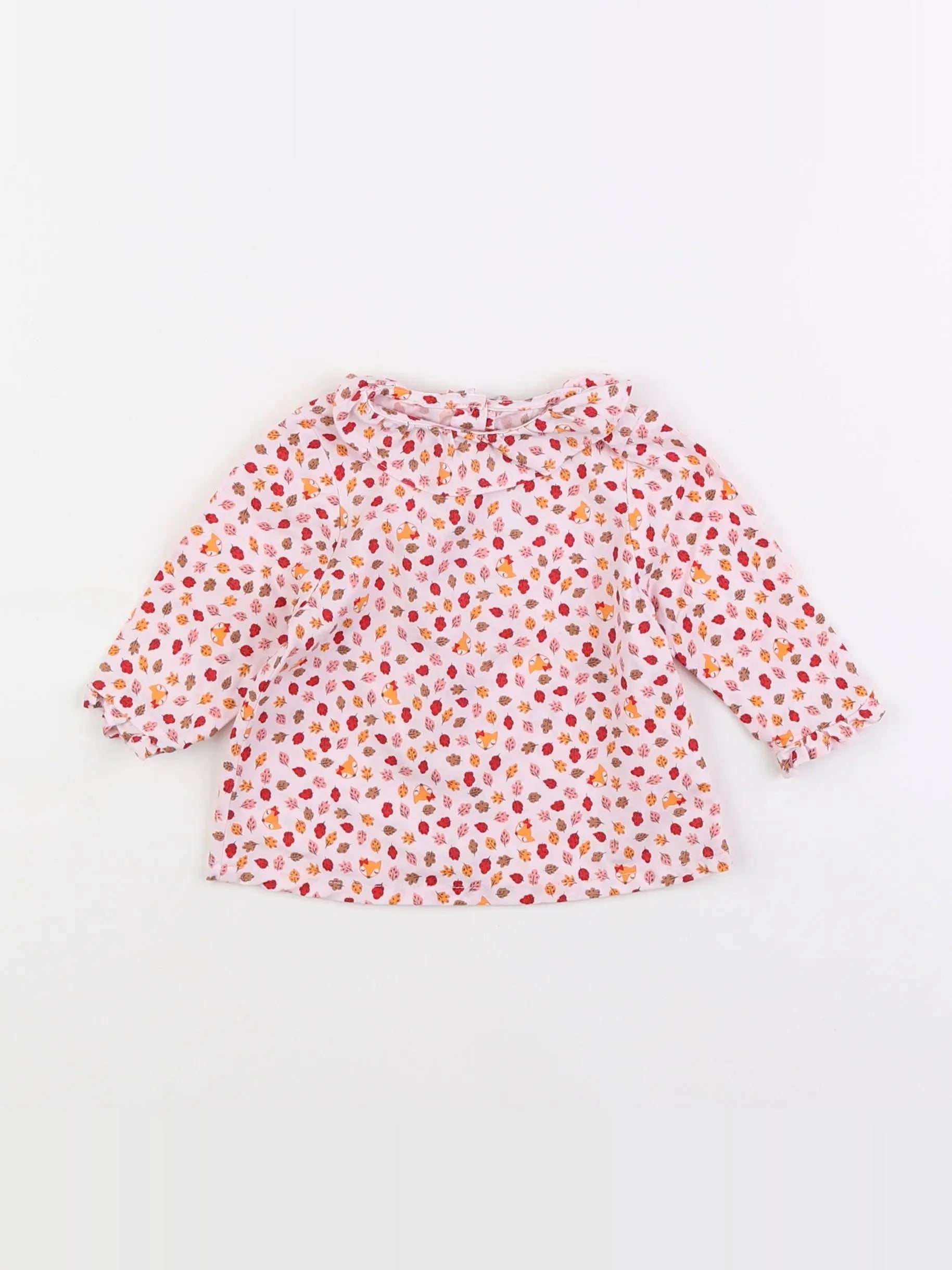 Cadet Rousselle - blouse rose - 3 mois