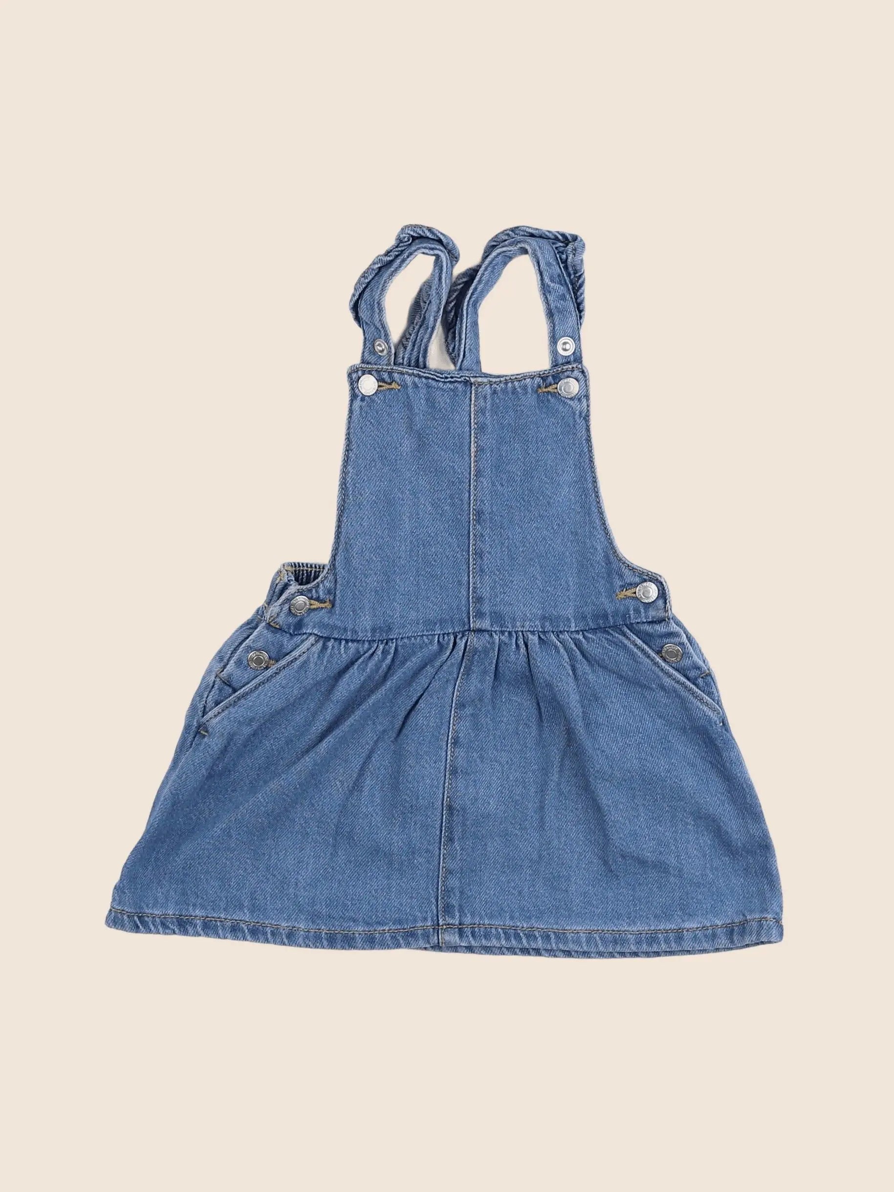 Vertbaudet - robe bleu - 12 mois