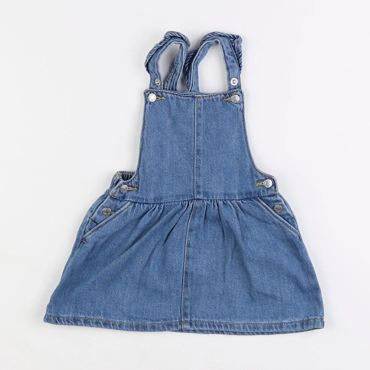 Vertbaudet - robe bleu - 12 mois