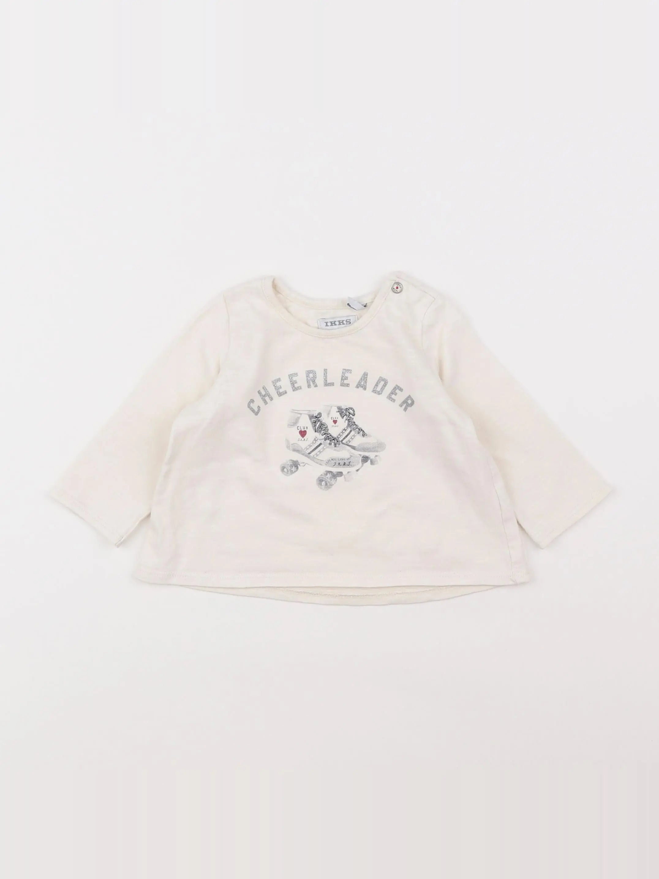 IKKS - tee-shirt beige - 6 mois