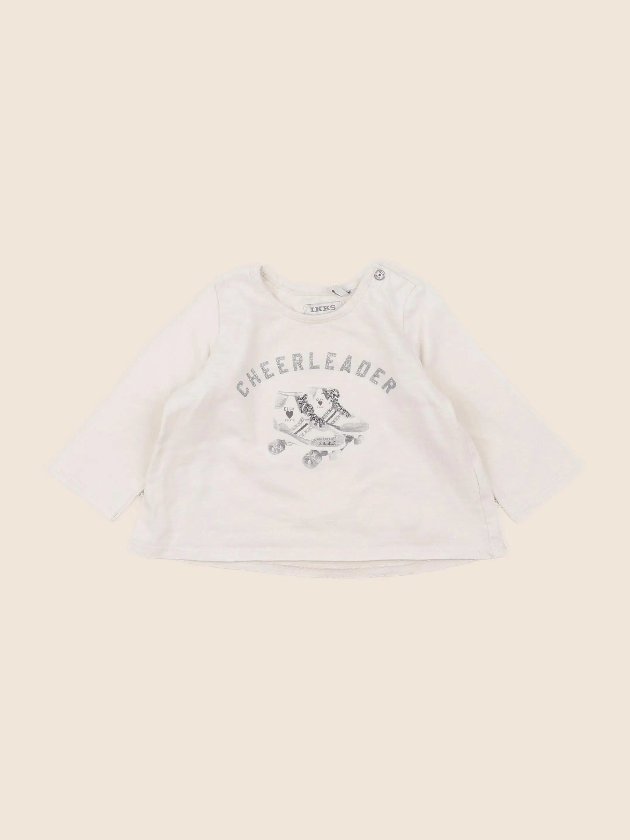 IKKS - tee-shirt beige - 6 mois