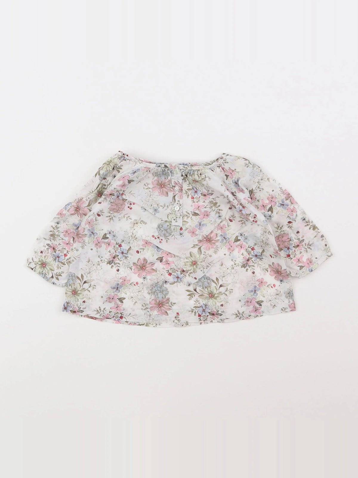 Boutchou - blouse multicolore - 9 mois