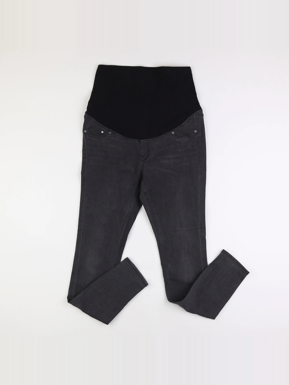 H&M - jegging gris - 40/42 - T4 - L/XL