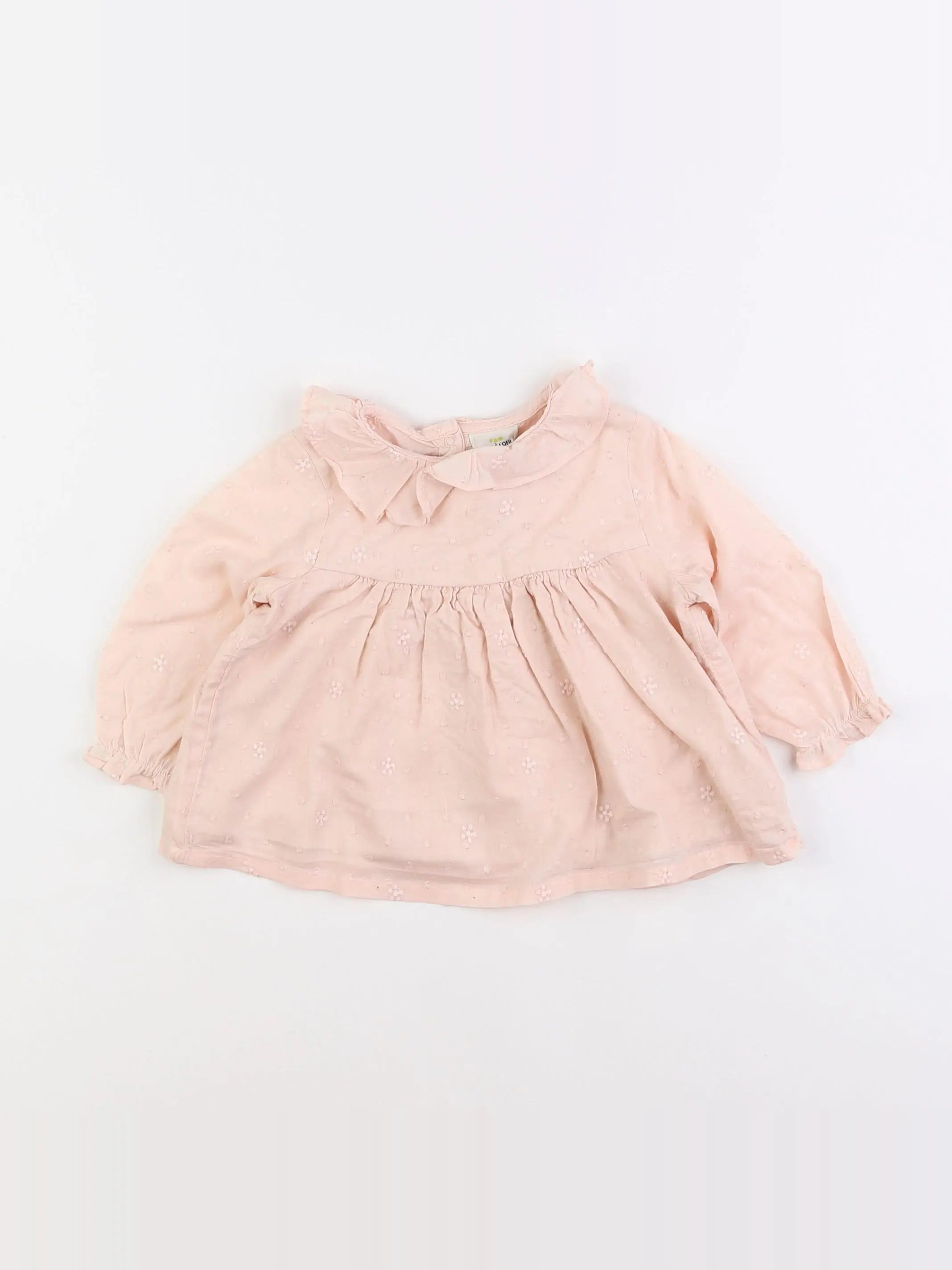 Tape à l'oeil - blouse rose - 12 mois