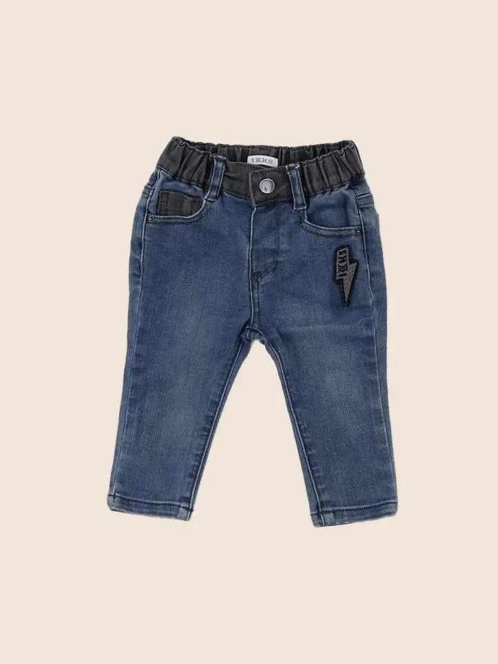 IKKS - jean gris - 6 mois