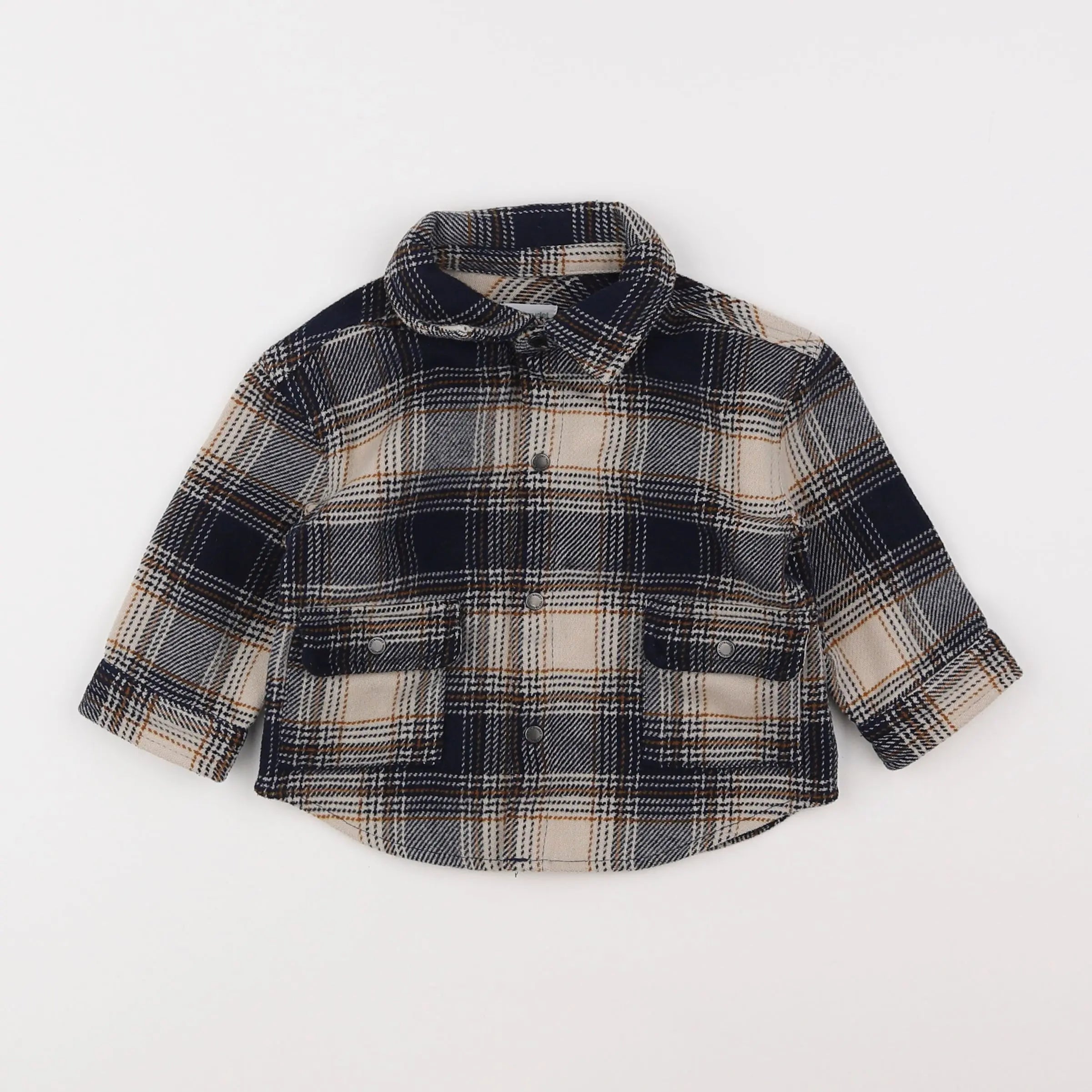 Vertbaudet - chemise multicolore - 12 mois