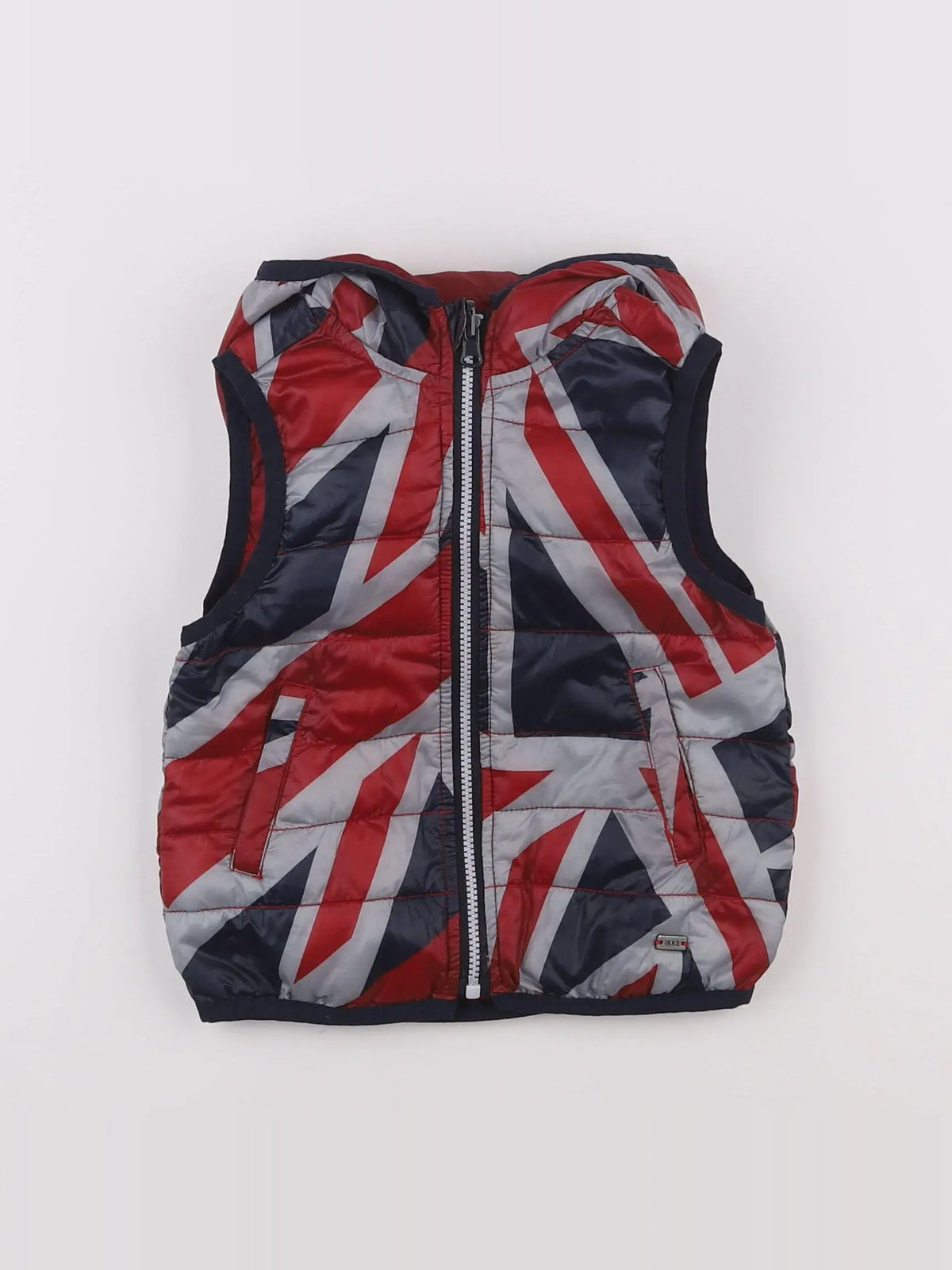 IKKS - doudoune bleu, rouge - 2 ans