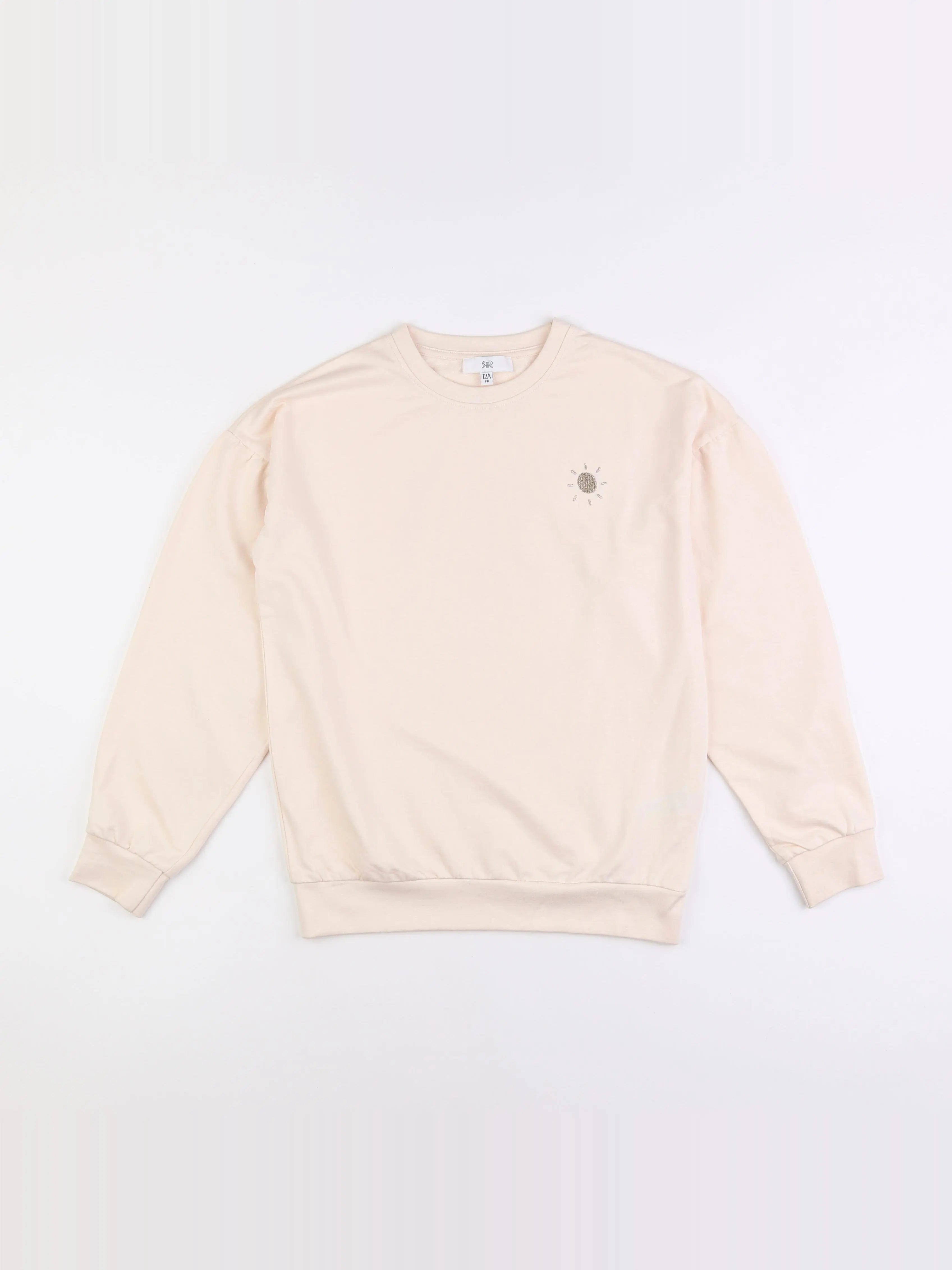 La Redoute - sweat beige - 12 ans
