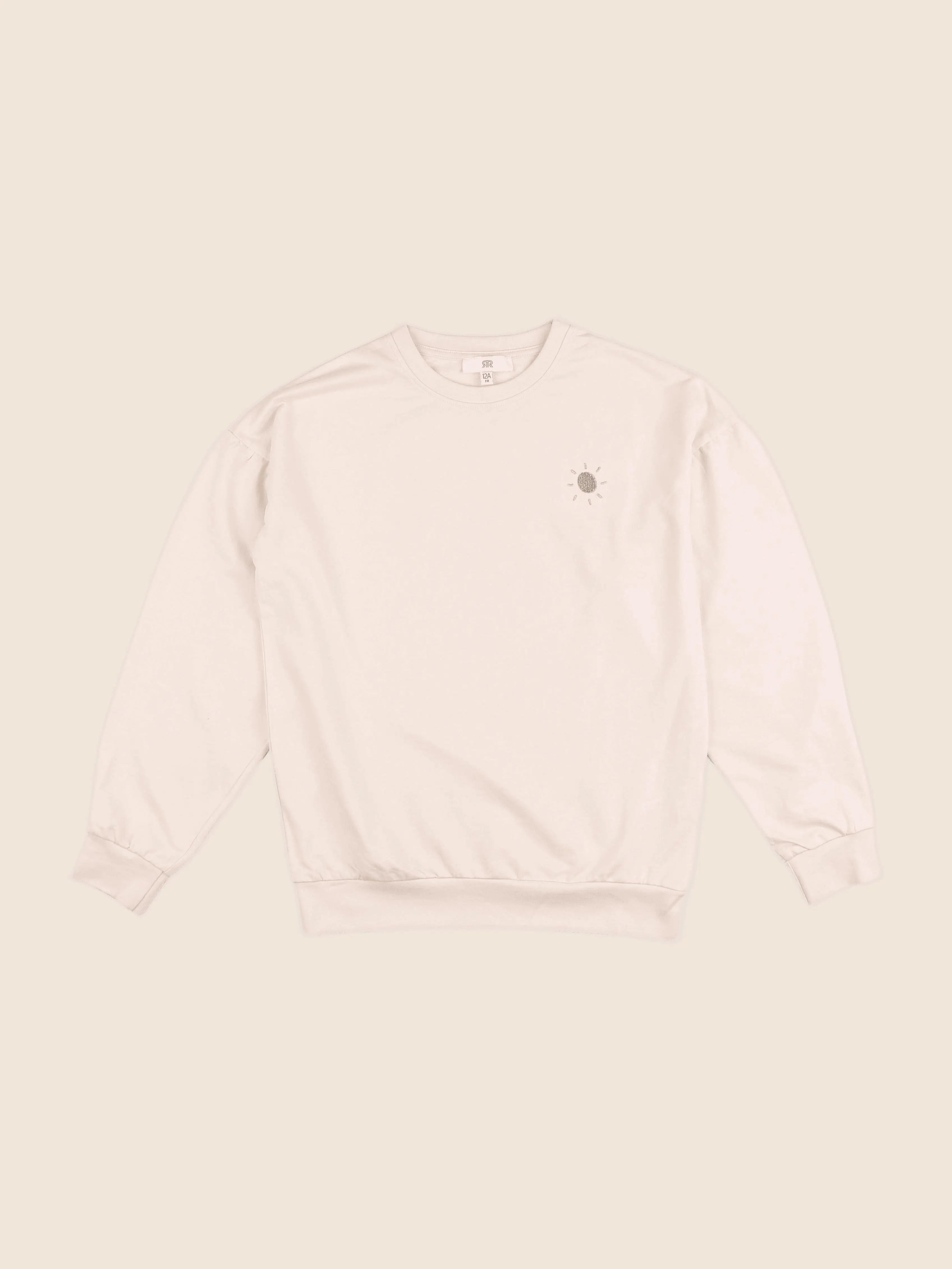 La Redoute - sweat beige - 12 ans