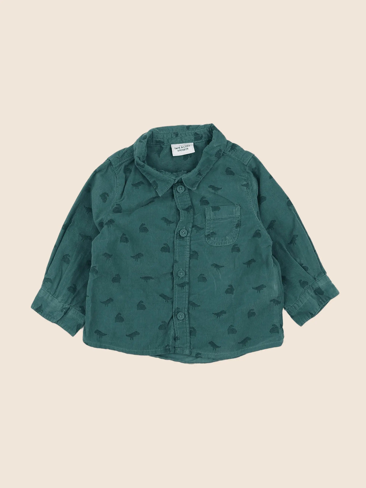 Tape à l'oeil - chemise bleu - 6 mois