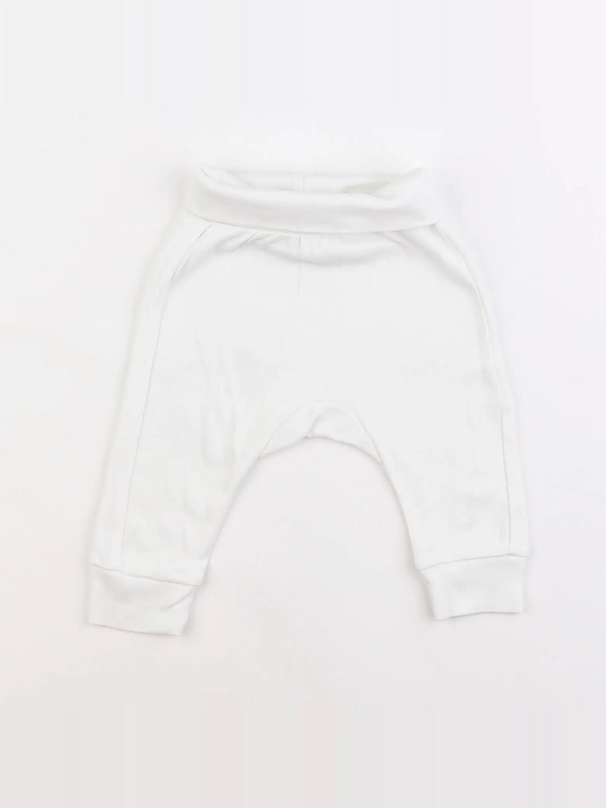 H&M - sarouel blanc - 3 mois